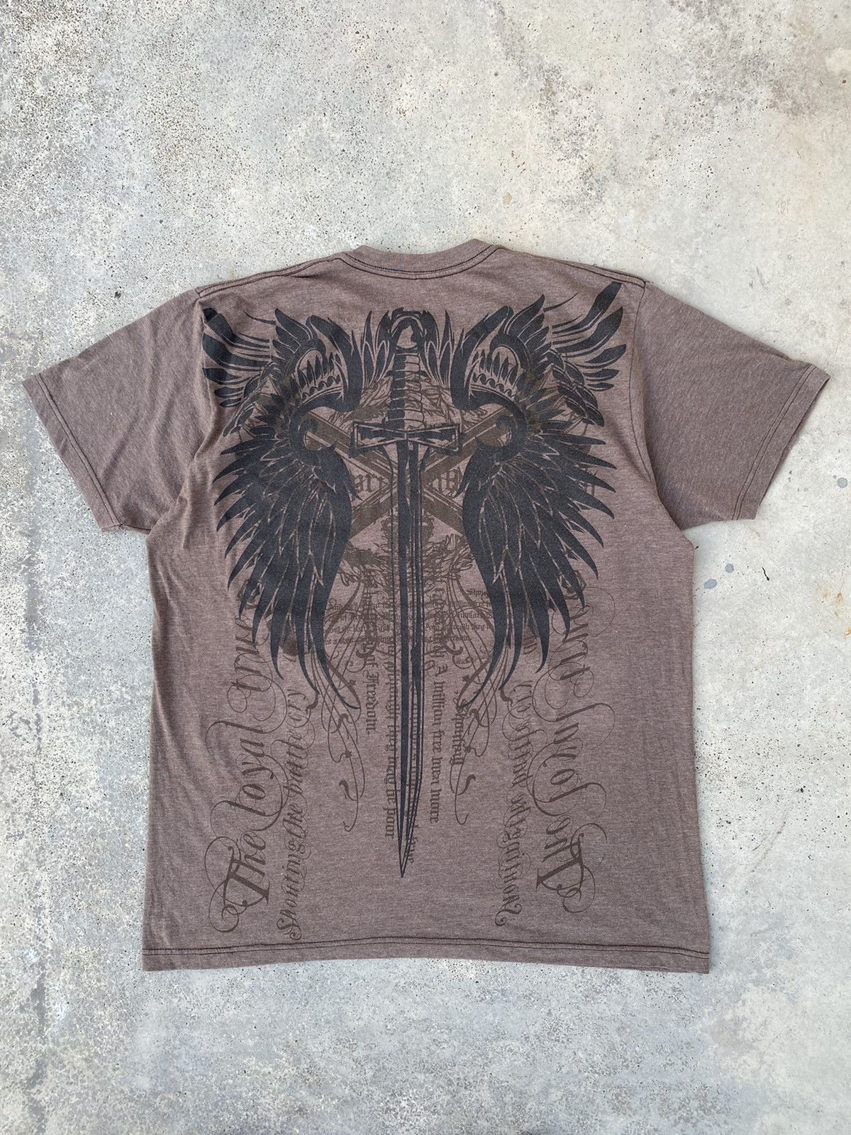 Affliction 2000s Affliction Styled Wing with Sword Size US L / EU 52-54 / 3 - 4 Thumbnail