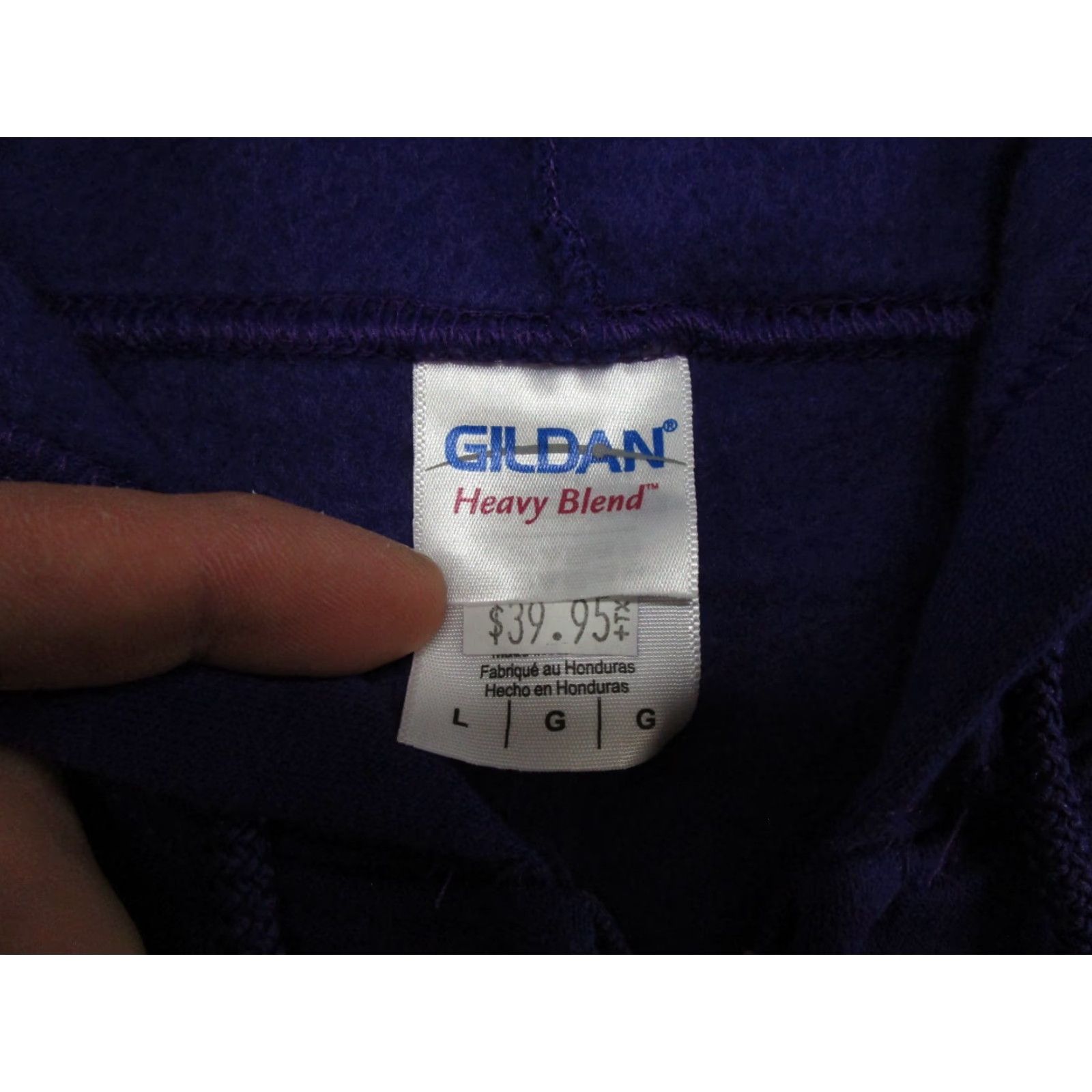 Gildan Gildan Circus World Hoodie Sweatshirt Purple Size L Mens Size US L / EU 52-54 / 3 - 3 Thumbnail