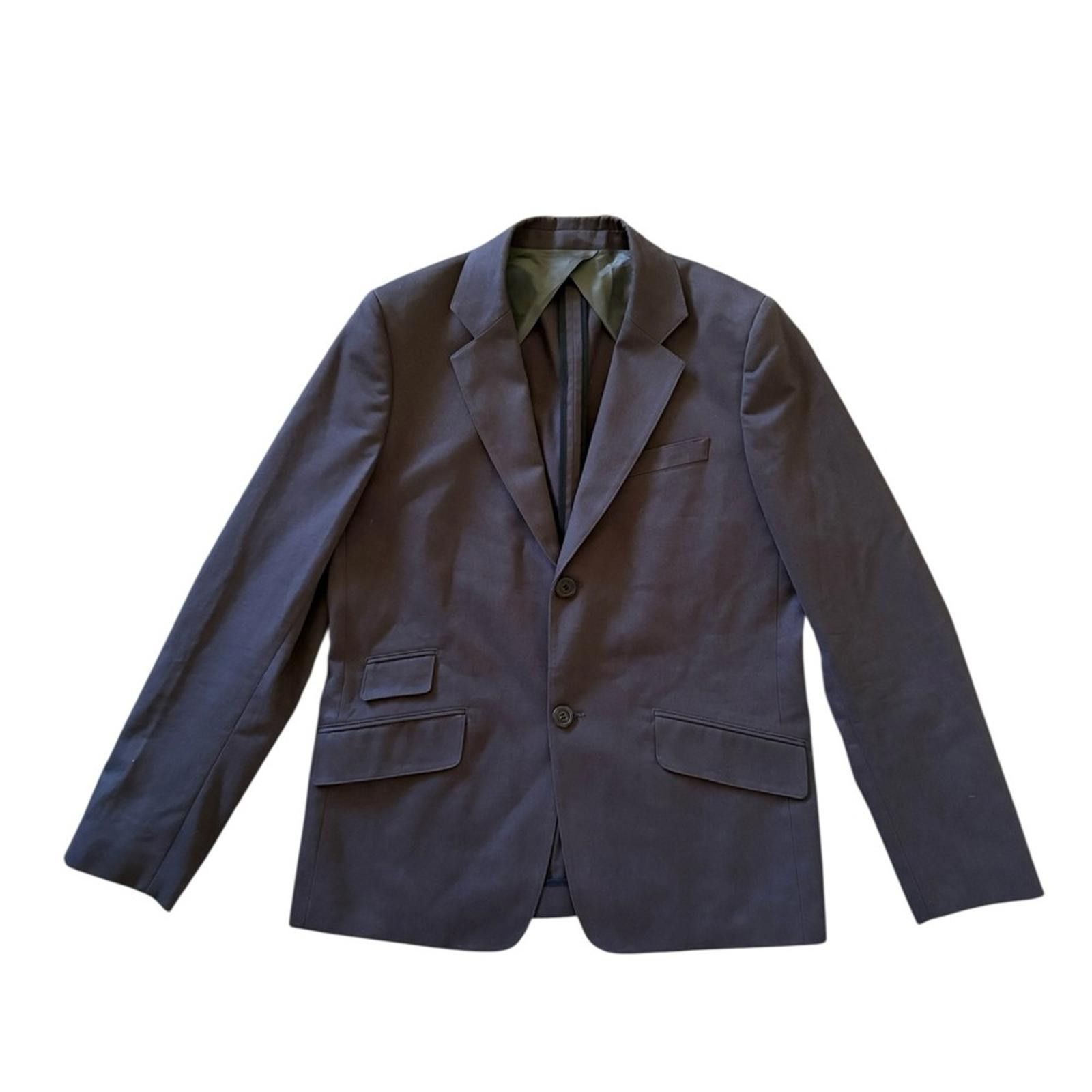 A.P.C. A.P.C. Rue Madame Paris Cotton Charcoal Gray Men's Blazer Size 42R - 1 Thumbnail