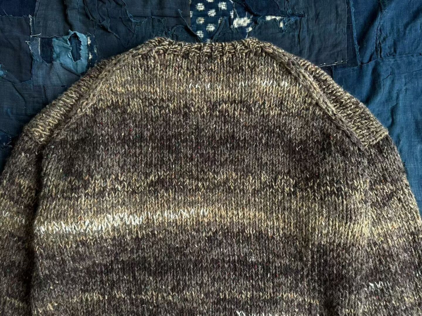 Visvim VISVIM 21AW AMPLUS CREW Gradient Hand Knit Sweater Size US L / EU 52-54 / 3 - 4 Thumbnail