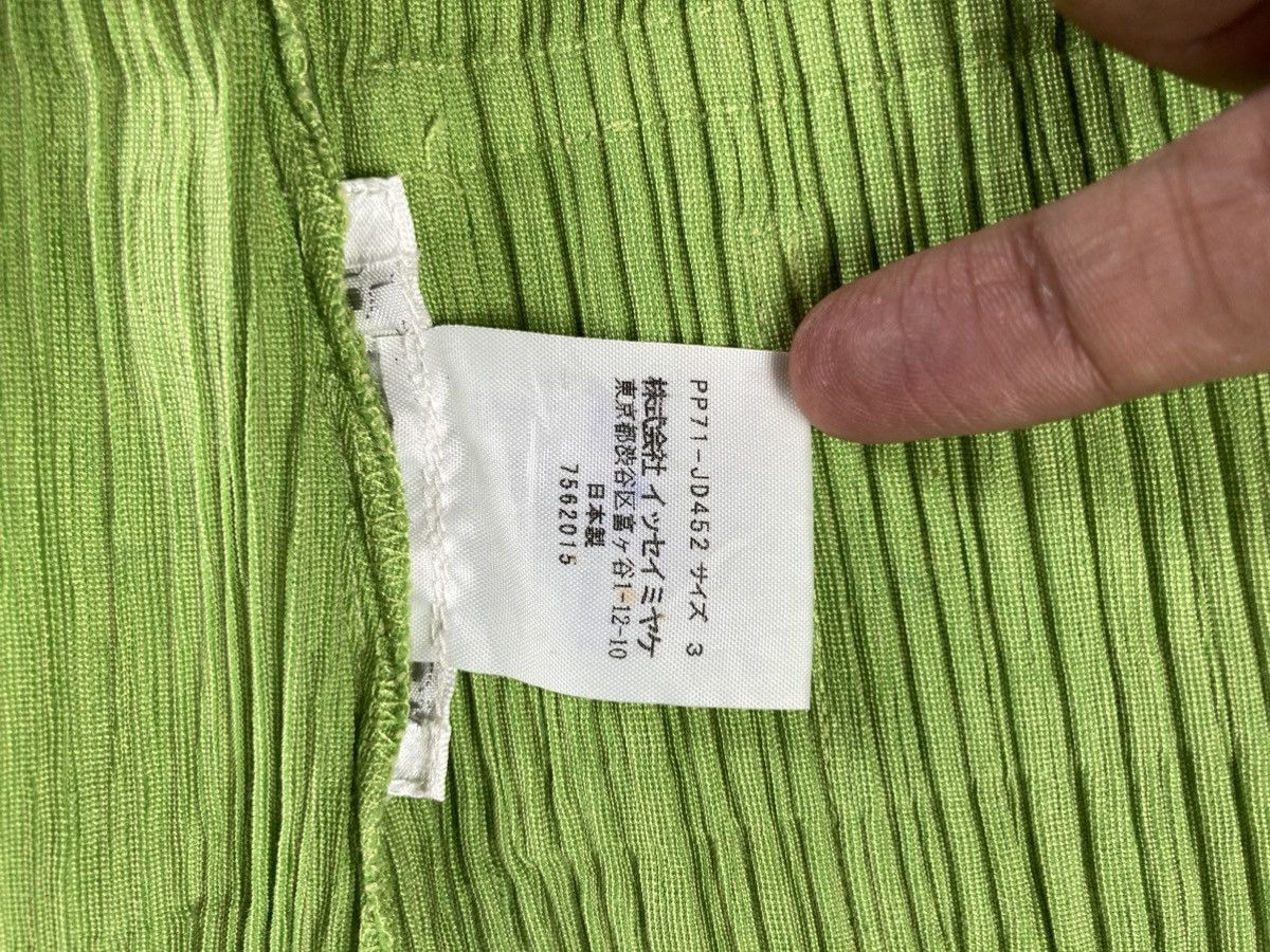 Issey Miyake Pleats Please Issey Miyake Pleated Jumper Blouse Grass Green Size M / US 6-8 / IT 42-44 - 7 Thumbnail