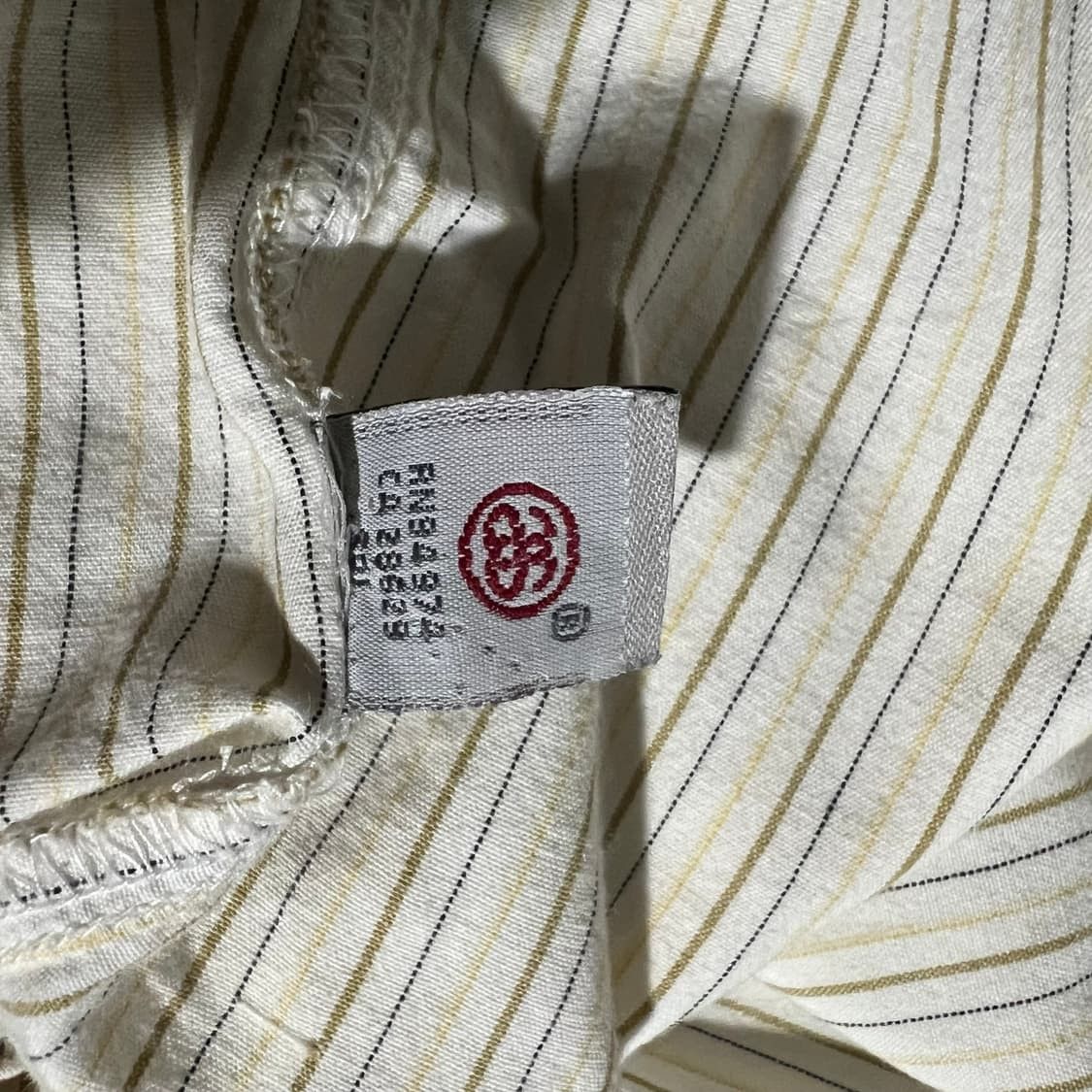 Stussy Stussy Authentic embroidery Flower Stripe Shirt Size US L / EU 52-54 / 3 - 7 Thumbnail