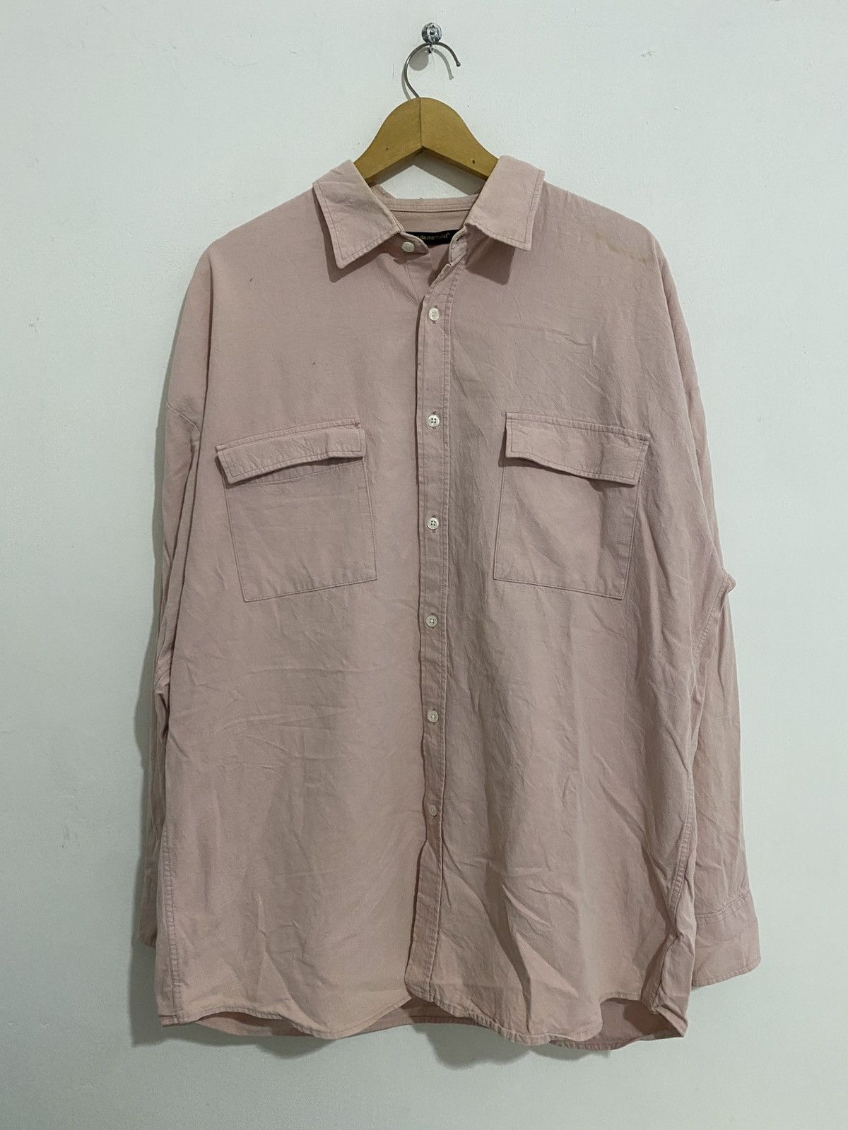 Issey Miyake Fundamental button up baggy shirt issey styled AA0023 Size US XL / EU 56 / 4 - 1 Thumbnail