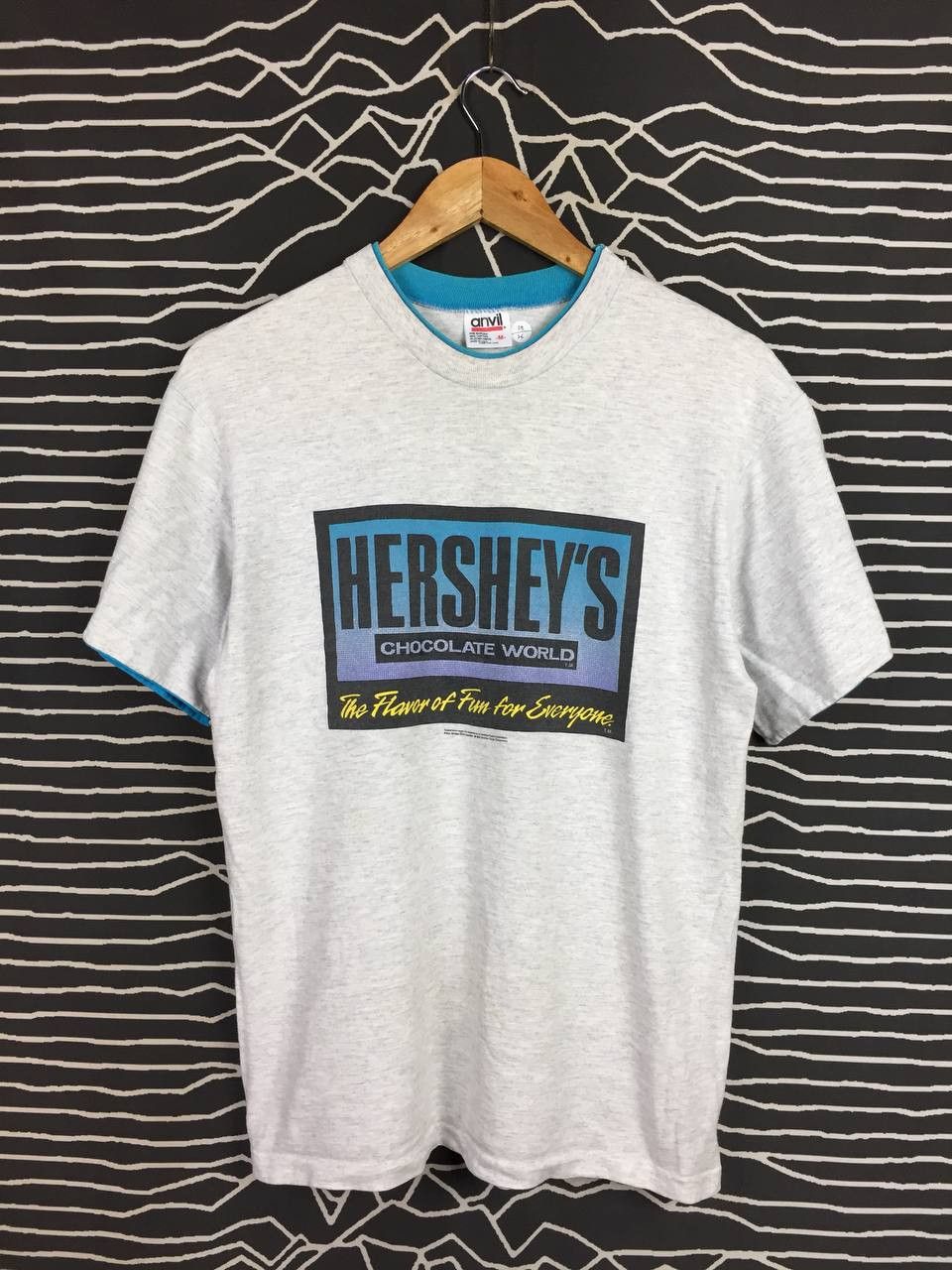 Vtg 1992 Hershey's Chocolate Word Made In Usa Tee