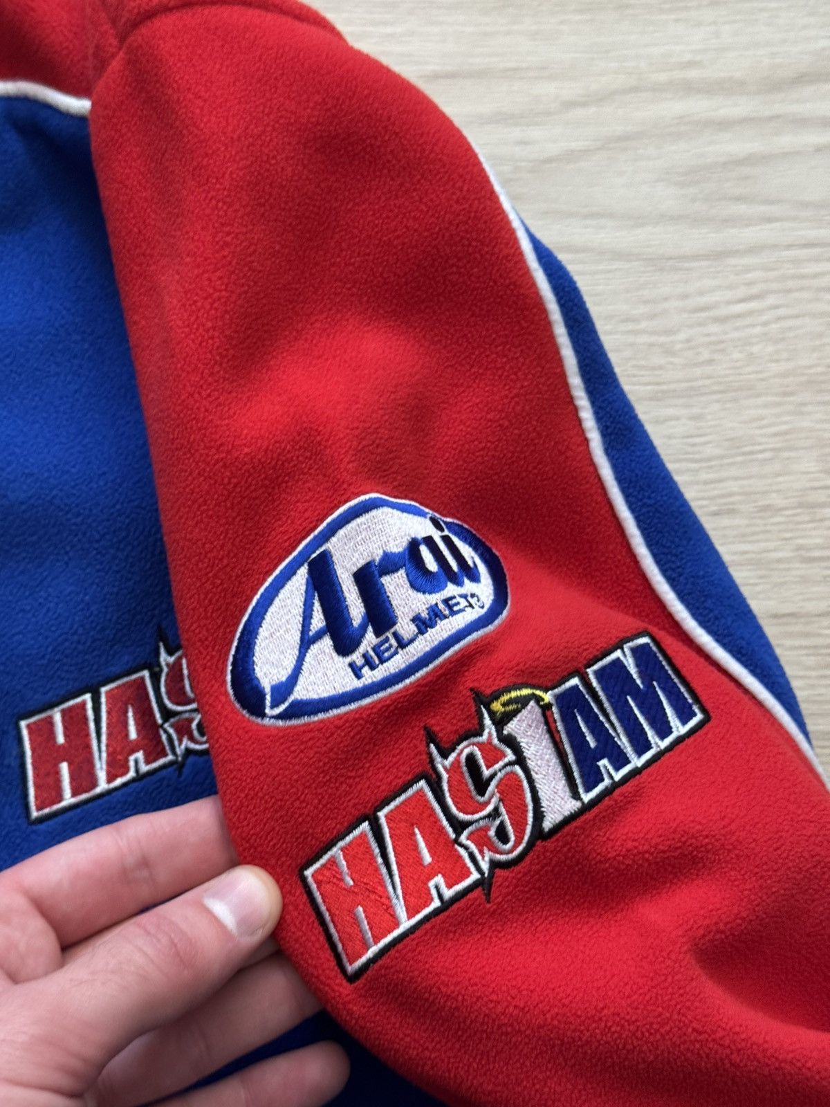 NASCAR Vintage Has1am Nascar Racing y2k Fleece Full Zip Jacket Size US S / EU 44-46 / 1 - 4 Thumbnail