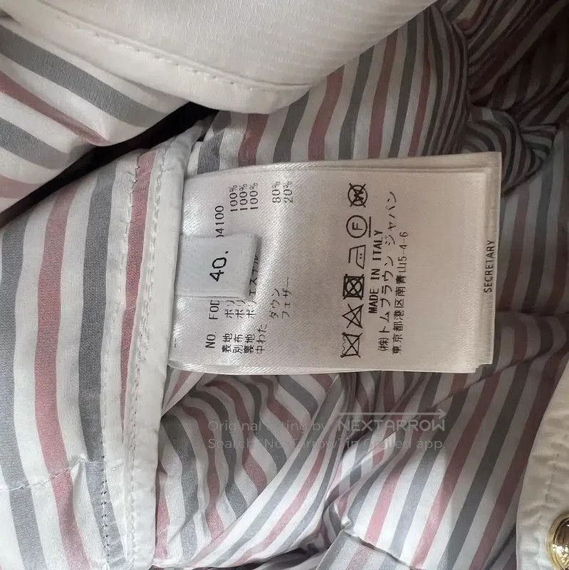 Thom Browne Thom Browne Long White Puffer Coat for Women . Size S / US 4 / IT 40 - 6 Thumbnail