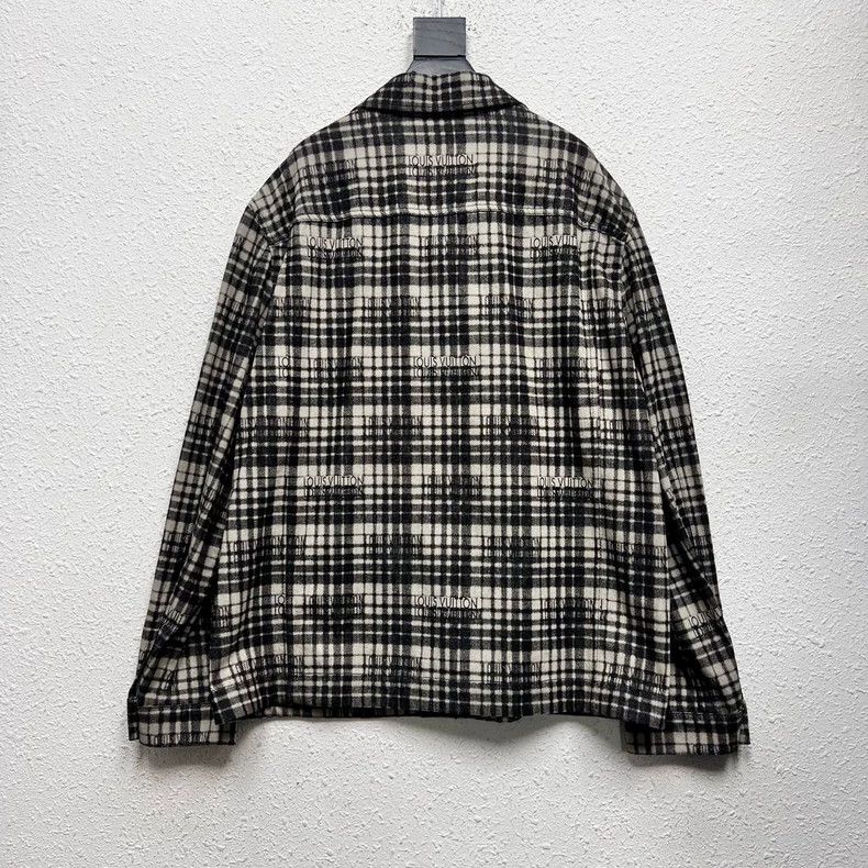 Louis Vuitton Louis Vuitton Color-block plaid Logo full-print long-sleev Size US M / EU 48-50 / 2 - 2 Thumbnail