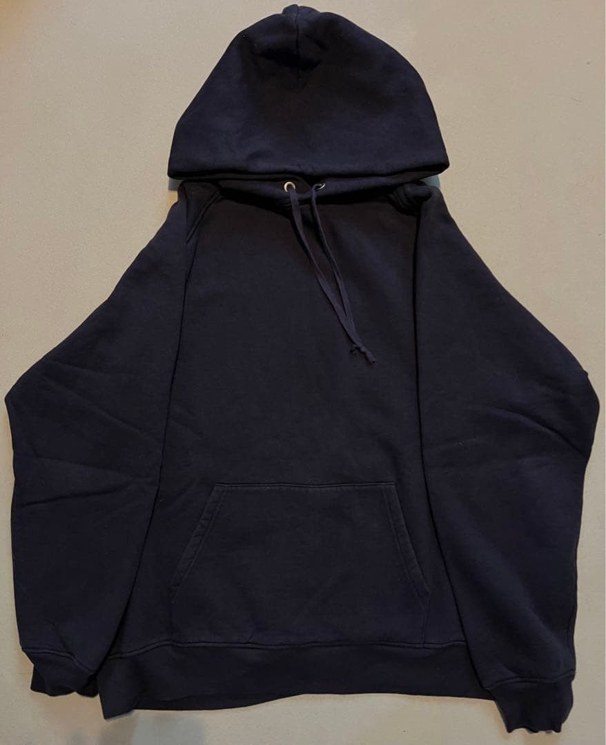Comoli COMOLI 22AW Cotton Loopback Hoodie Navy 4 Size US XL / EU 56 / 4 - 2 Thumbnail