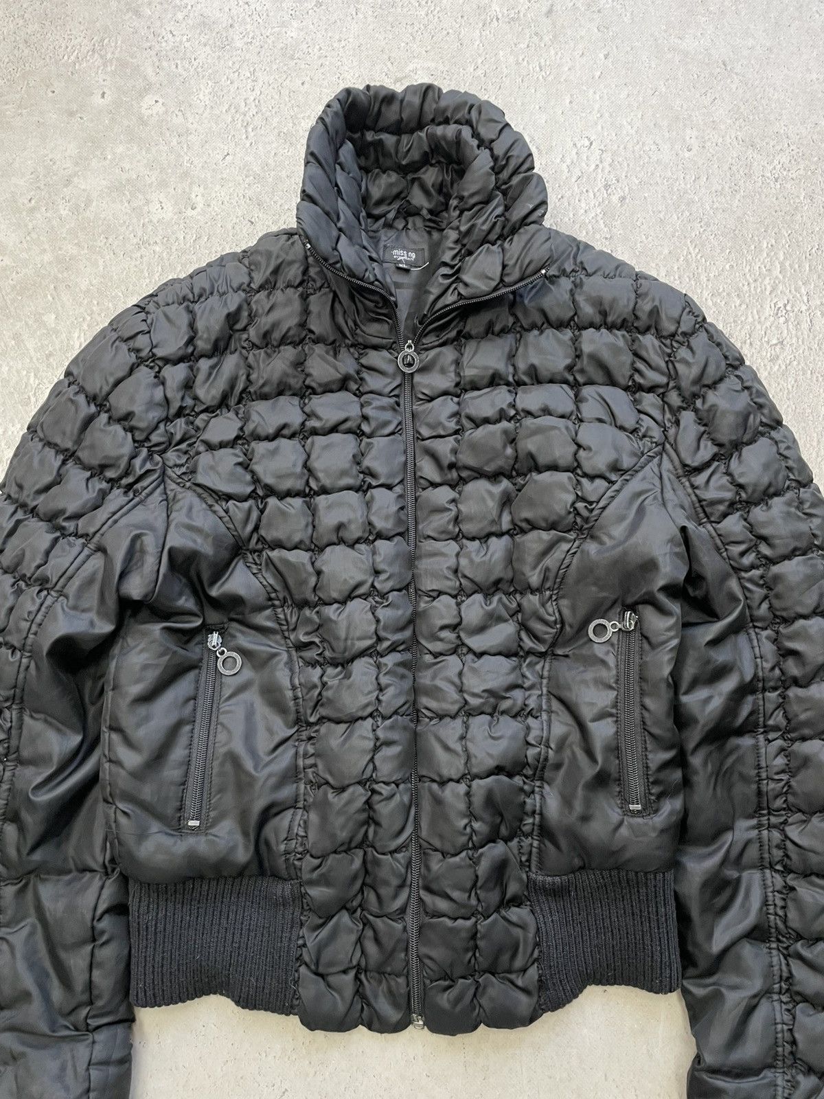 14th Addiction Rare rick owens style hype cropped bomber japan jacket Size US M / EU 48-50 / 2 - 3 Thumbnail