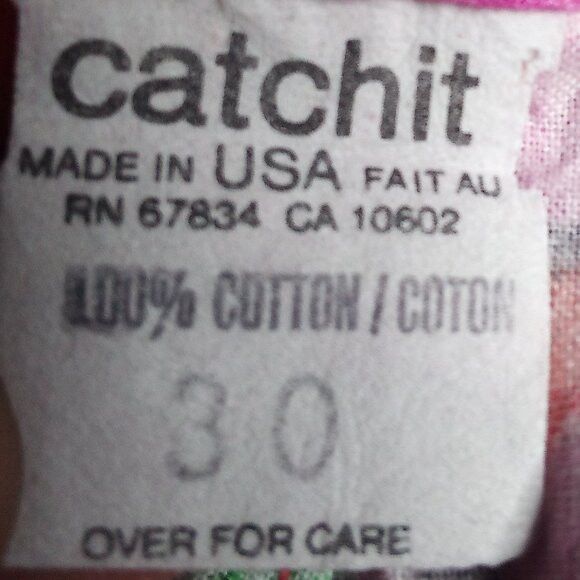 Other Vintage 90s Catchit Abstract Shorts Size 30" / US 8 / IT 44 - 2 Thumbnail