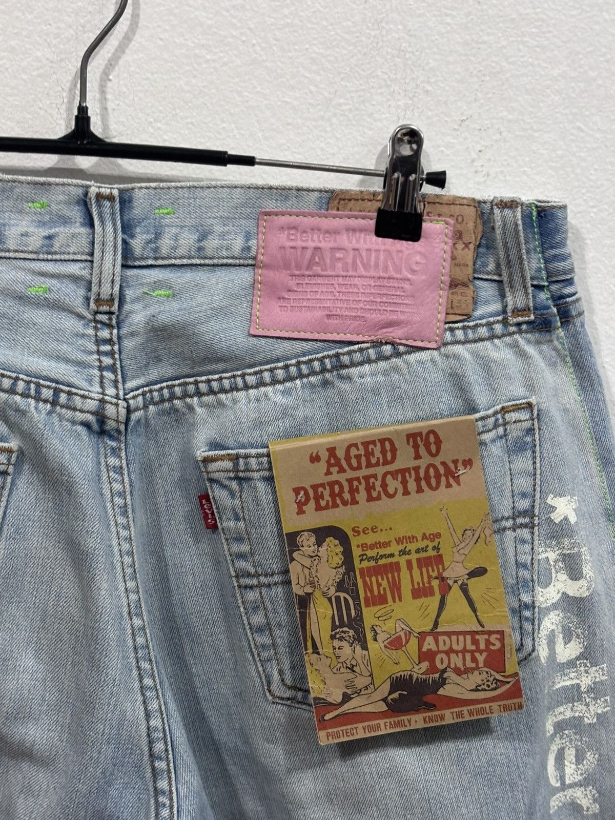Better With Age Better With Age Denim Pin Shorts Size US 36 / EU 52 - 12 Thumbnail