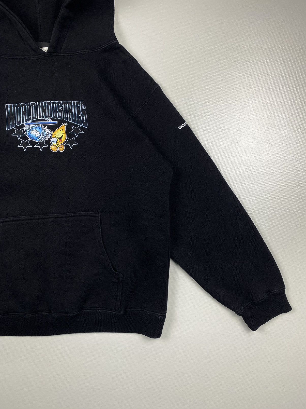 Vintage Vintage 90’s World Industries Skateboards Rare Hoodie Size S / US 4 / IT 40 - 9 Thumbnail