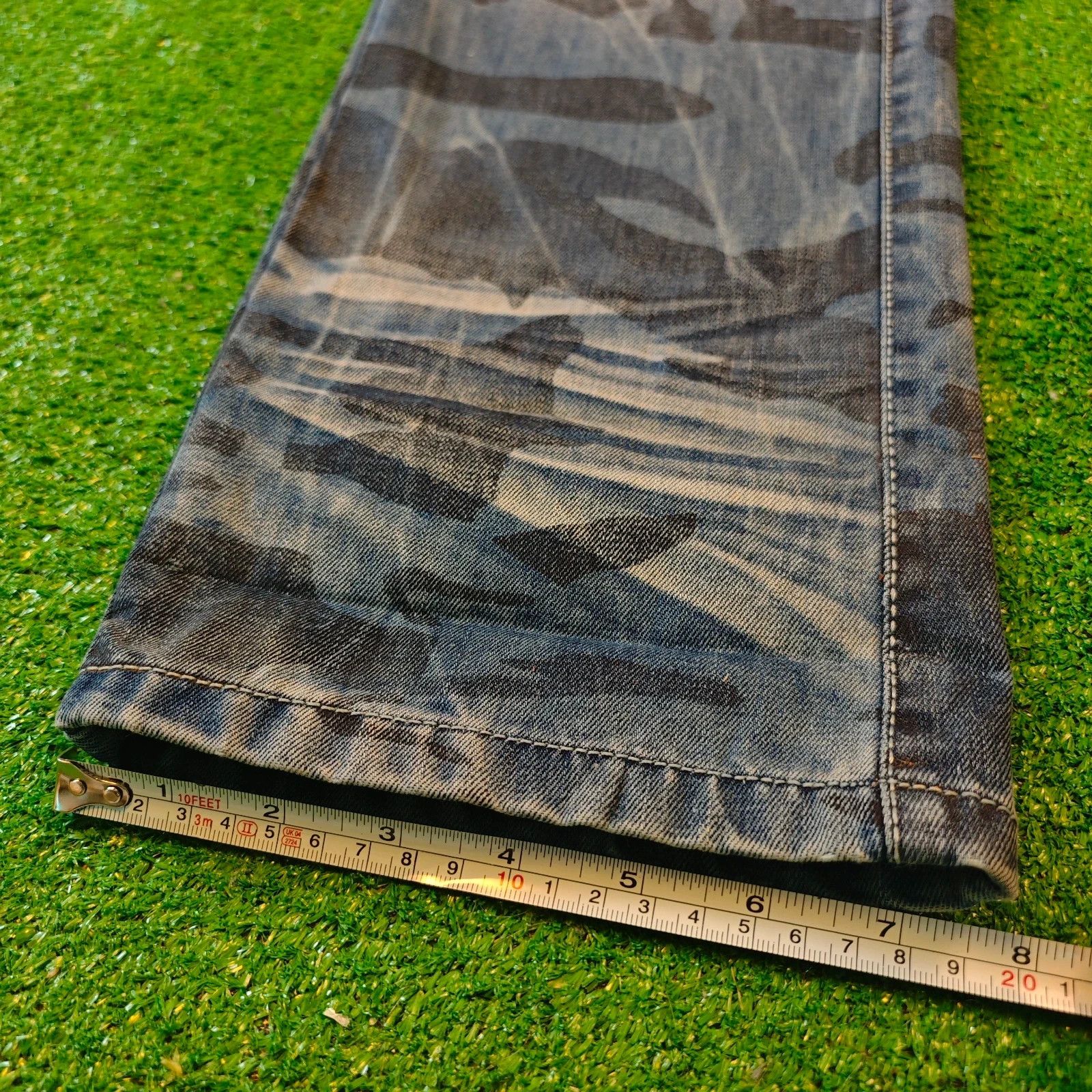 Other Kosmo Lupo Jeans Mens 32x32 Blue Straight acid overdye wash Size US 32 / EU 48 - 13 Thumbnail