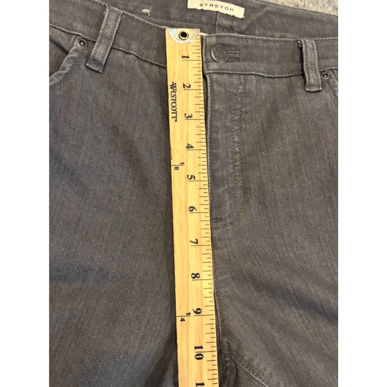 Jones New York Jones New York Sport Jeans Women’s 14W Gray Denim Straight Leg Casual Stretch Jeans Regular 5-Pocket Design Mens? Girls? Wait. Size 36" / US 14 / IT 50 - 4 Thumbnail