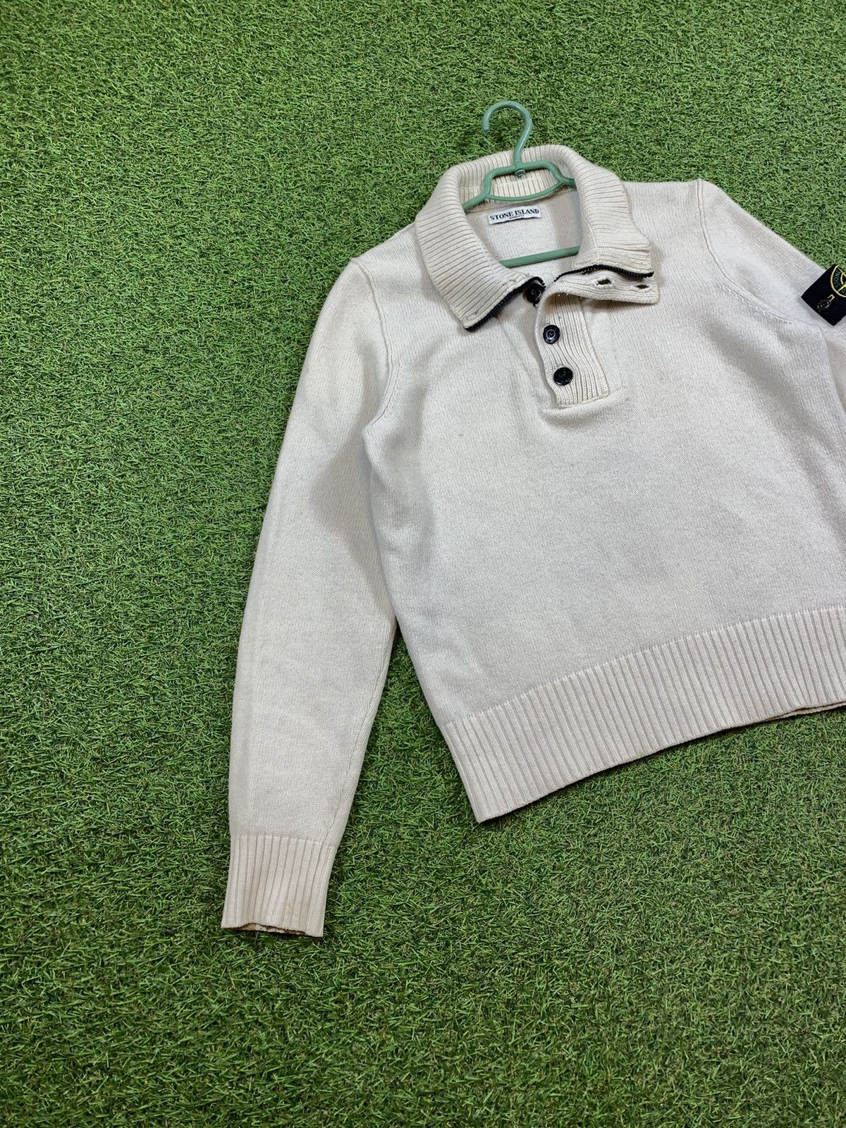 Stone Island Vintage Stone Island 1/4 sweater AW’2010 wool size M Size US M / EU 48-50 / 2 - 2 Thumbnail