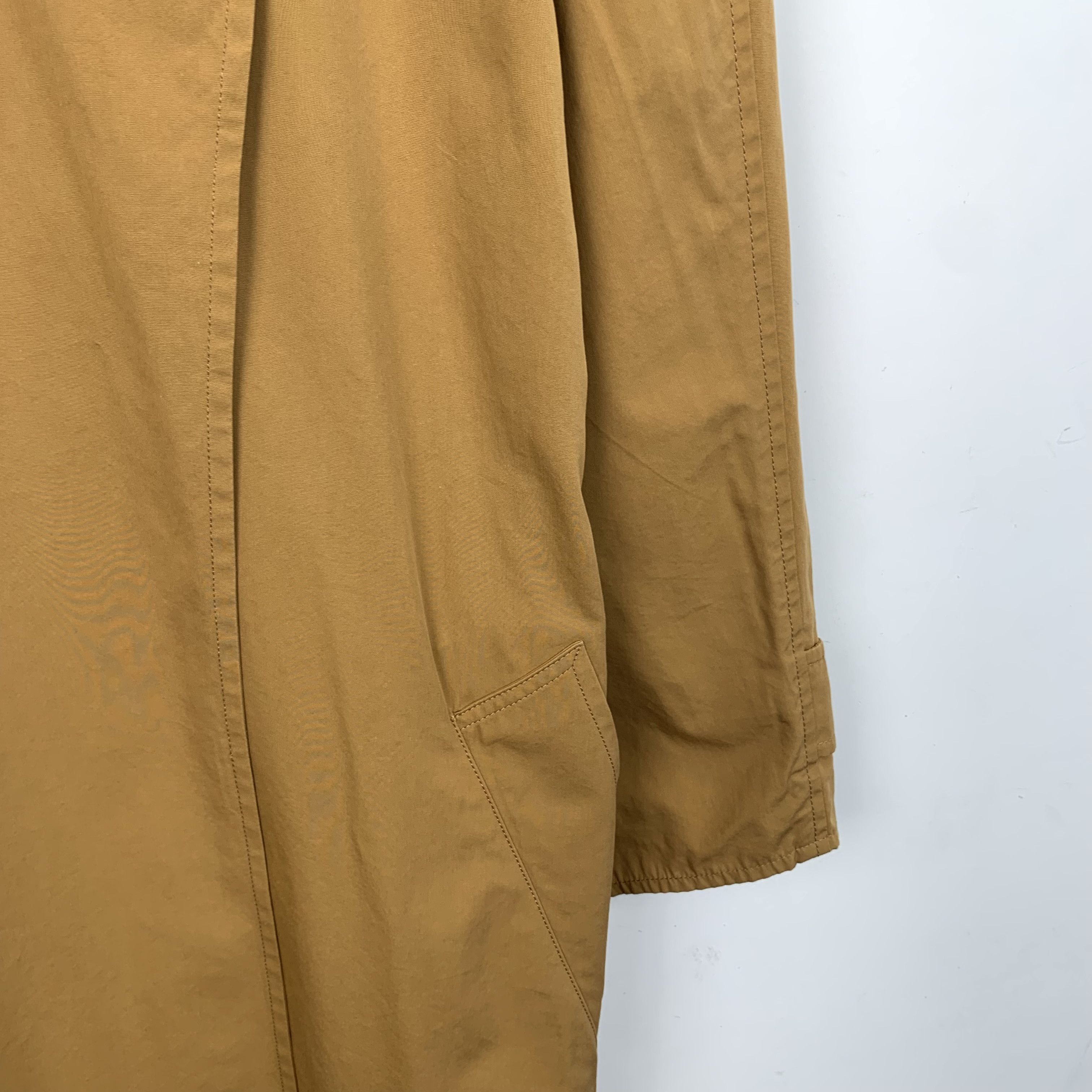 Bottega Veneta Bottega Veneta Brown Cotton Belted Trench Coat (Size M) Size M / US 6-8 / IT 42-44 - 6 Thumbnail