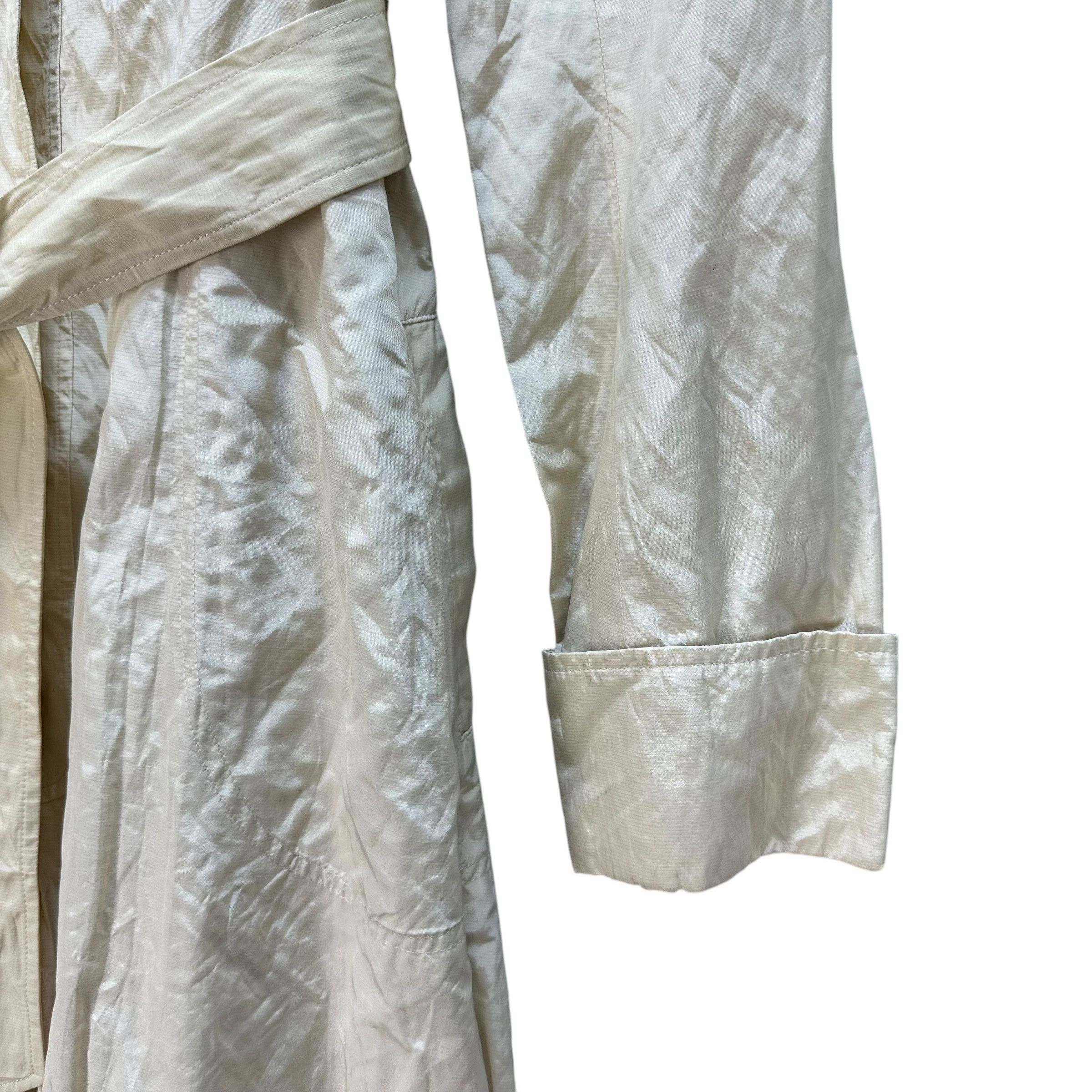 Theory THEORY LUXE Nylon-Cotton Belted Long Coat #A80-1943 Size XS / US 0-2 / IT 36-38 - 6 Thumbnail