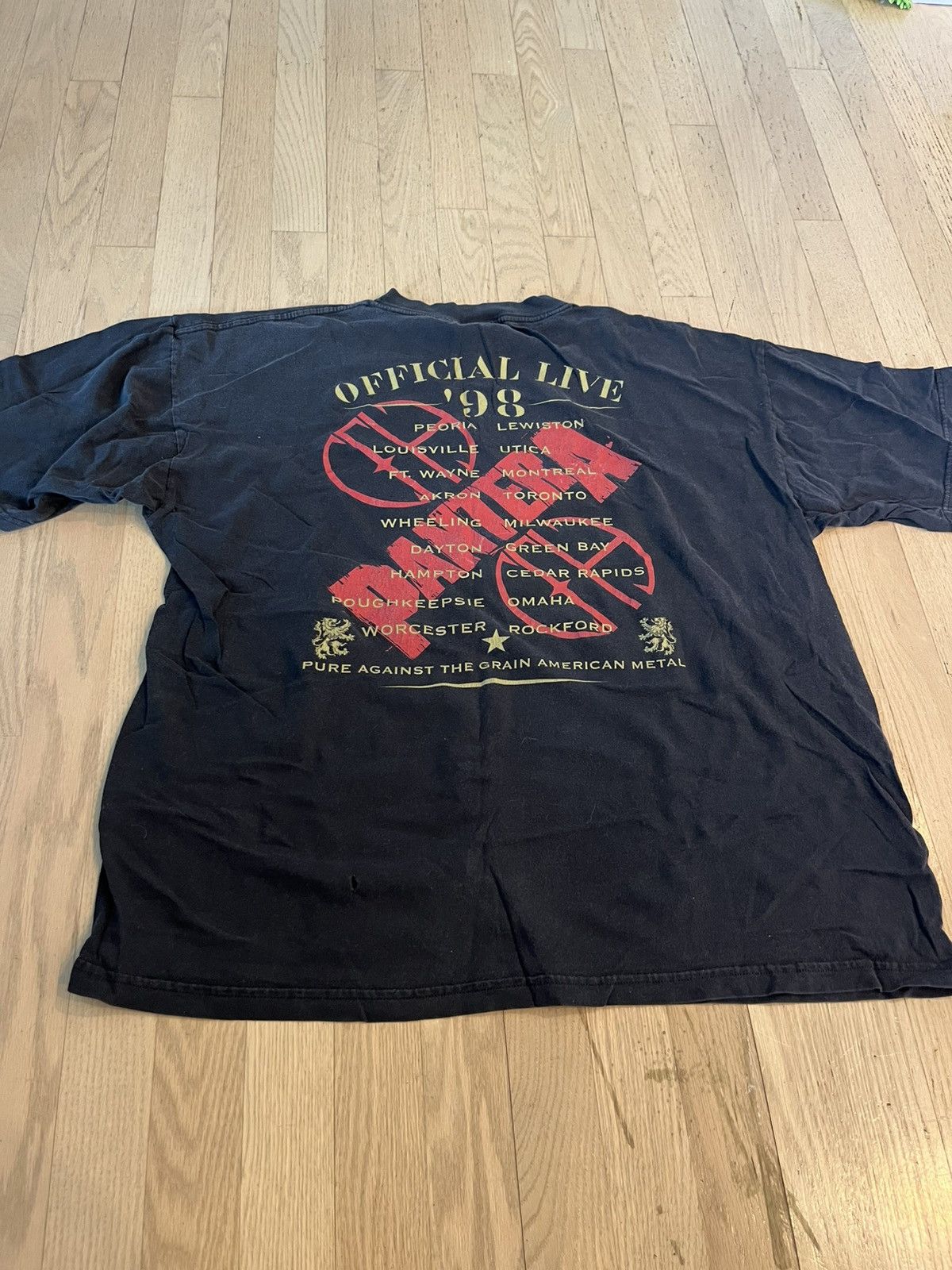Band Tees × Vintage Vintage Pantera Official live Tour 1998 size Large Size US L / EU 52-54 / 3 - 4 Thumbnail