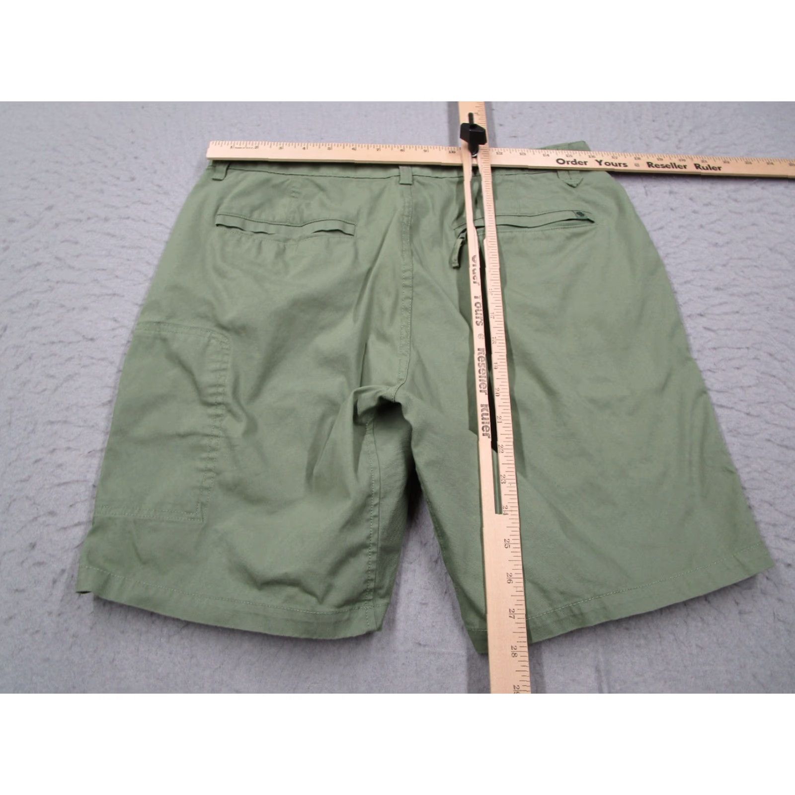 Mountain Hardwear MOUNTAIN HARDWEAR Men's Green Cargo Shorts - Cotton Blend 32, Cargo, 9" Inseam, Regular Fit, Zip, Pockets, Casual Workwear, 90s? (Not Vintage) Mens Size US 32 / EU 48 - 5 Thumbnail