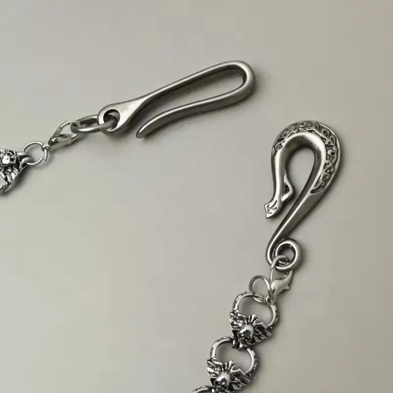 Jewelry Punk Style Skeleton Waist Pants Keychain Size ONE SIZE - 7 Thumbnail