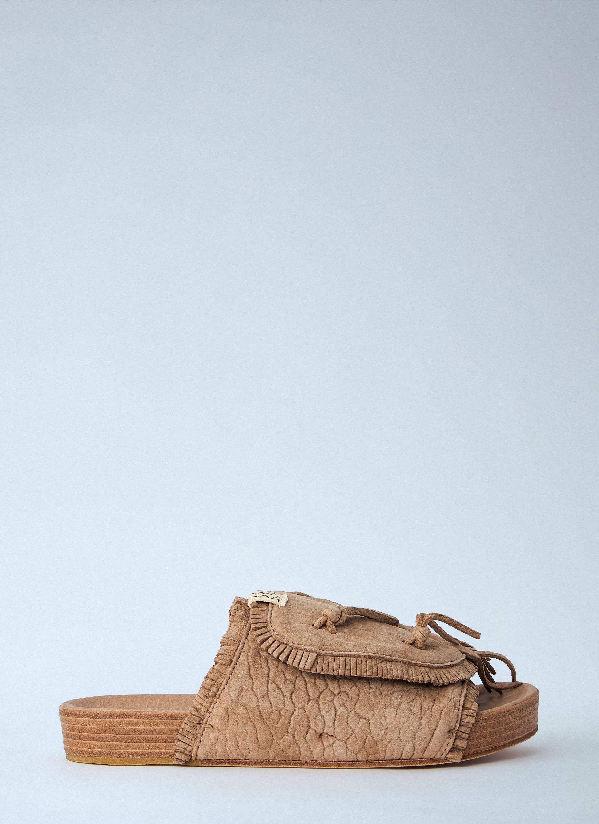 Visvim XL Visvim Christo Shaman Folk Sandals Sand Brown | Grailed