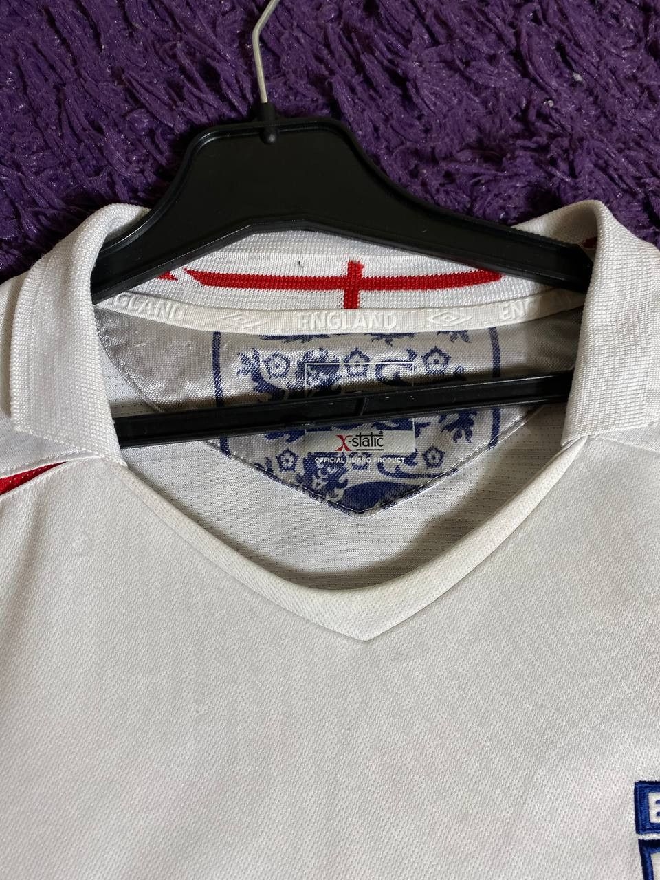 Umbro × Vintage Vintage Umbro England Soccer Jersey Polo T Shirt Size US XXL / EU 58 / 5 - 12 Thumbnail