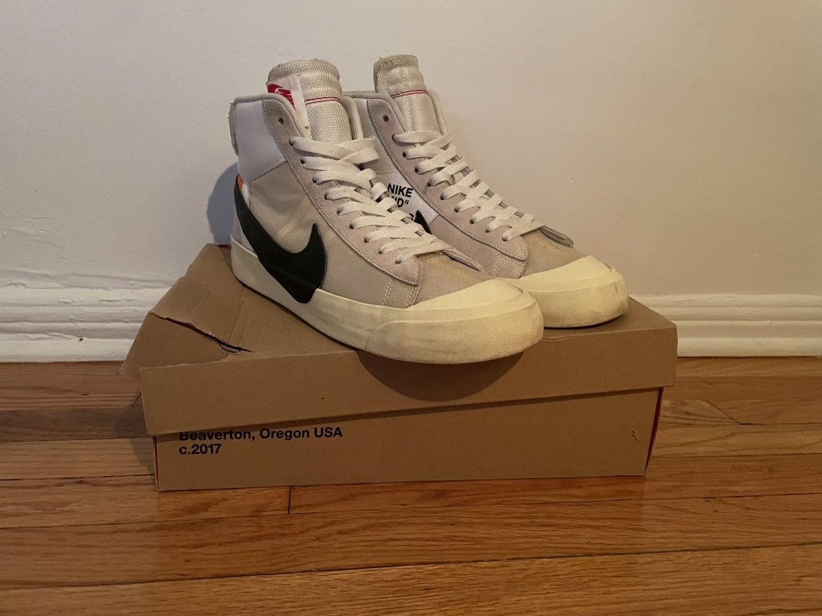 Nike × Off-White Off White x Blazer Mid “The Ten” Size US 10 / EU 43 - 1 Thumbnail