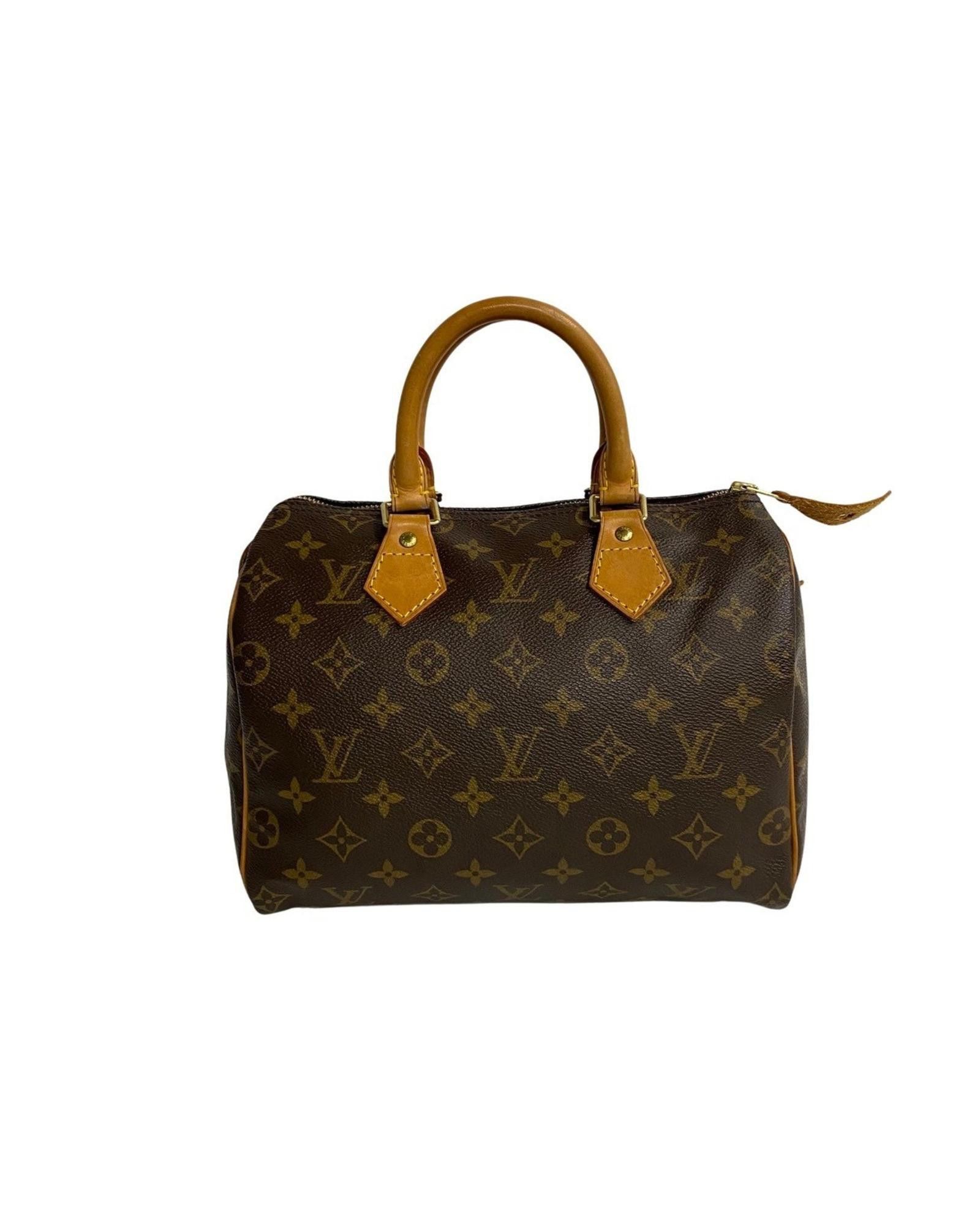 image of Louis Vuitton Iconic Brown Canvas Handbag For Women