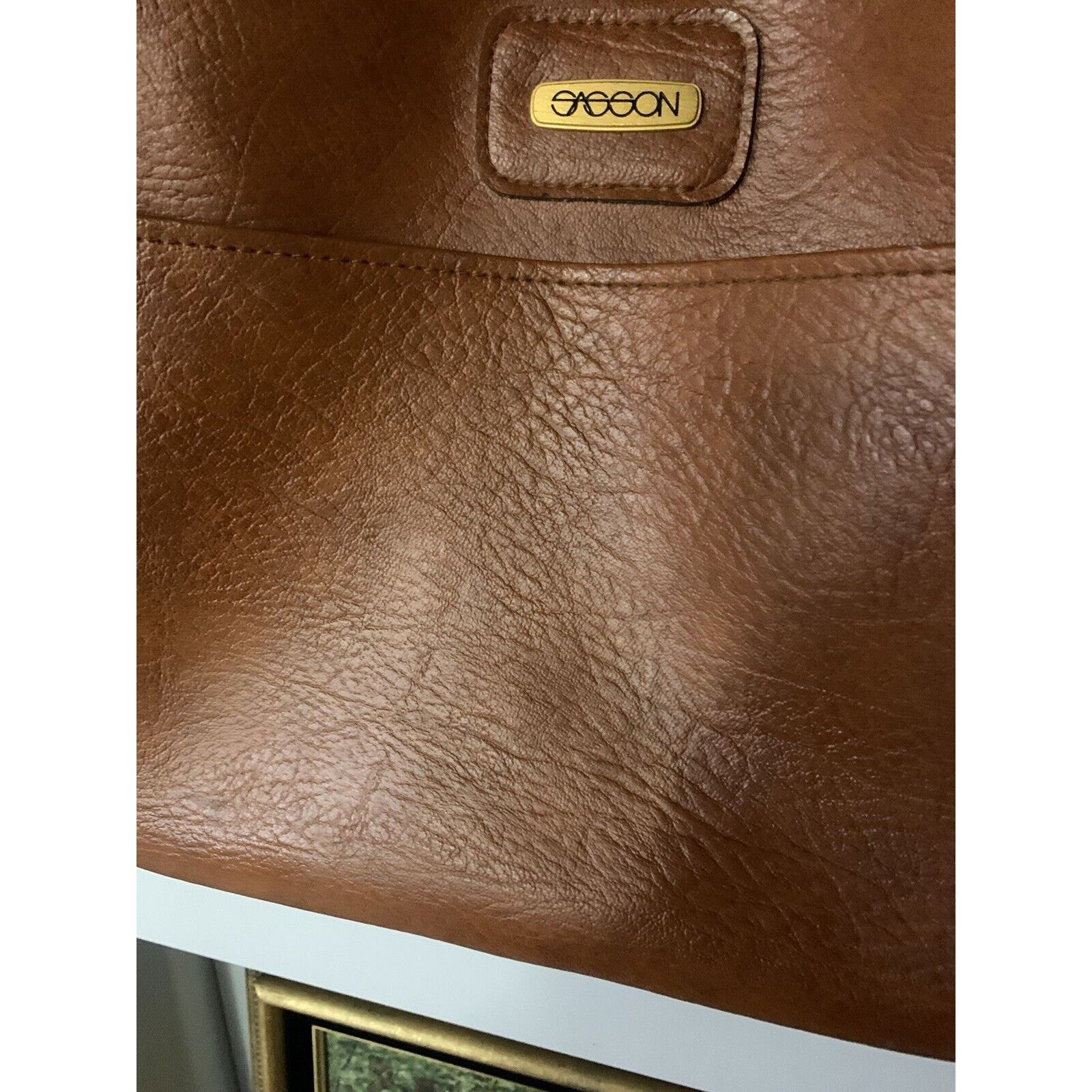 Samsonite Vintage Sasson Travel Luggage Bag Purse Bag Brand Brown Size ONE SIZE - 7 Thumbnail