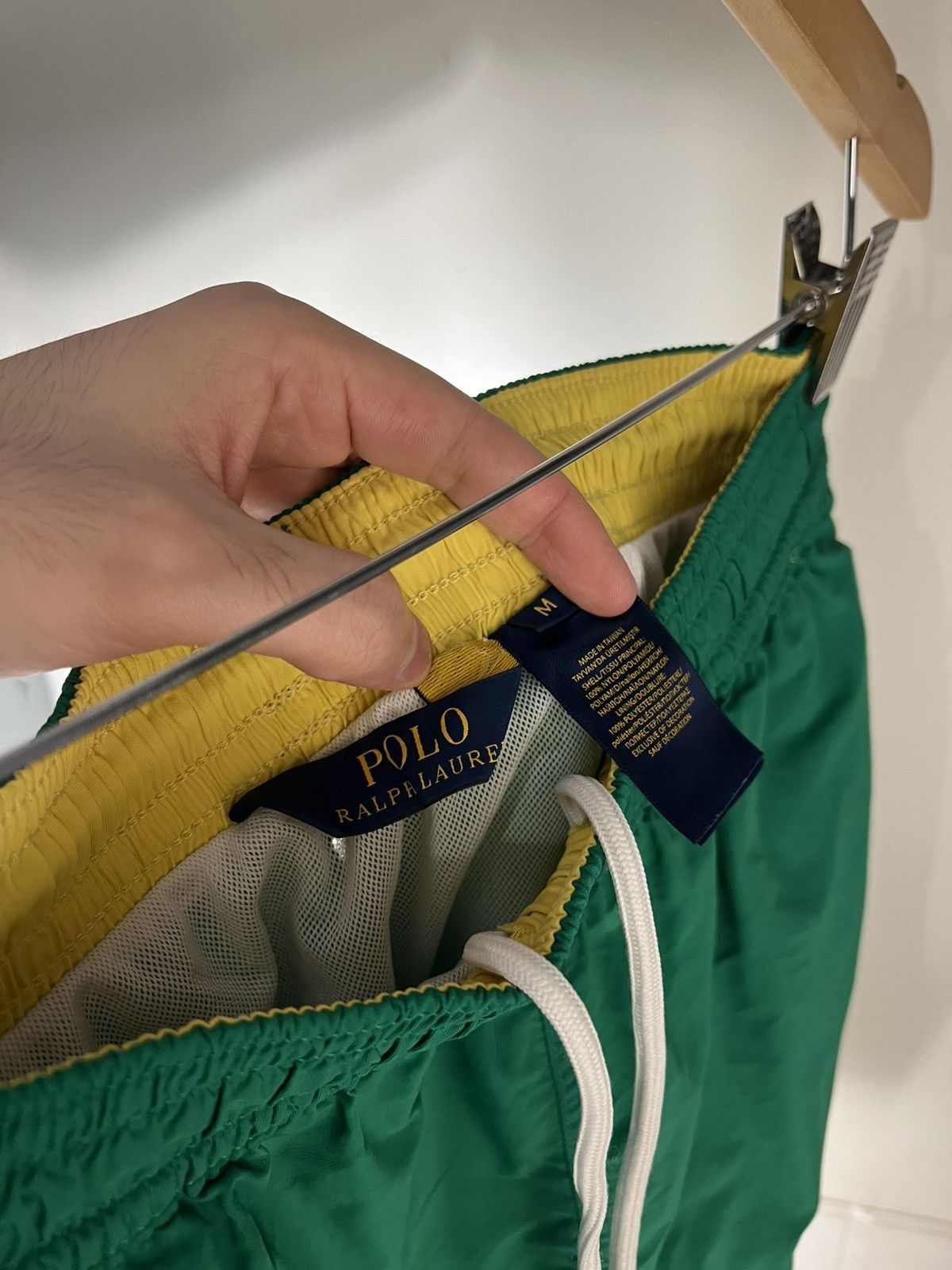 Polo Ralph Lauren VINTAGE POLO RALPH LAUREN NYLON SHORTS CLASSIC RETRO Y2K 90s Size US 32 / EU 48 - 12 Thumbnail