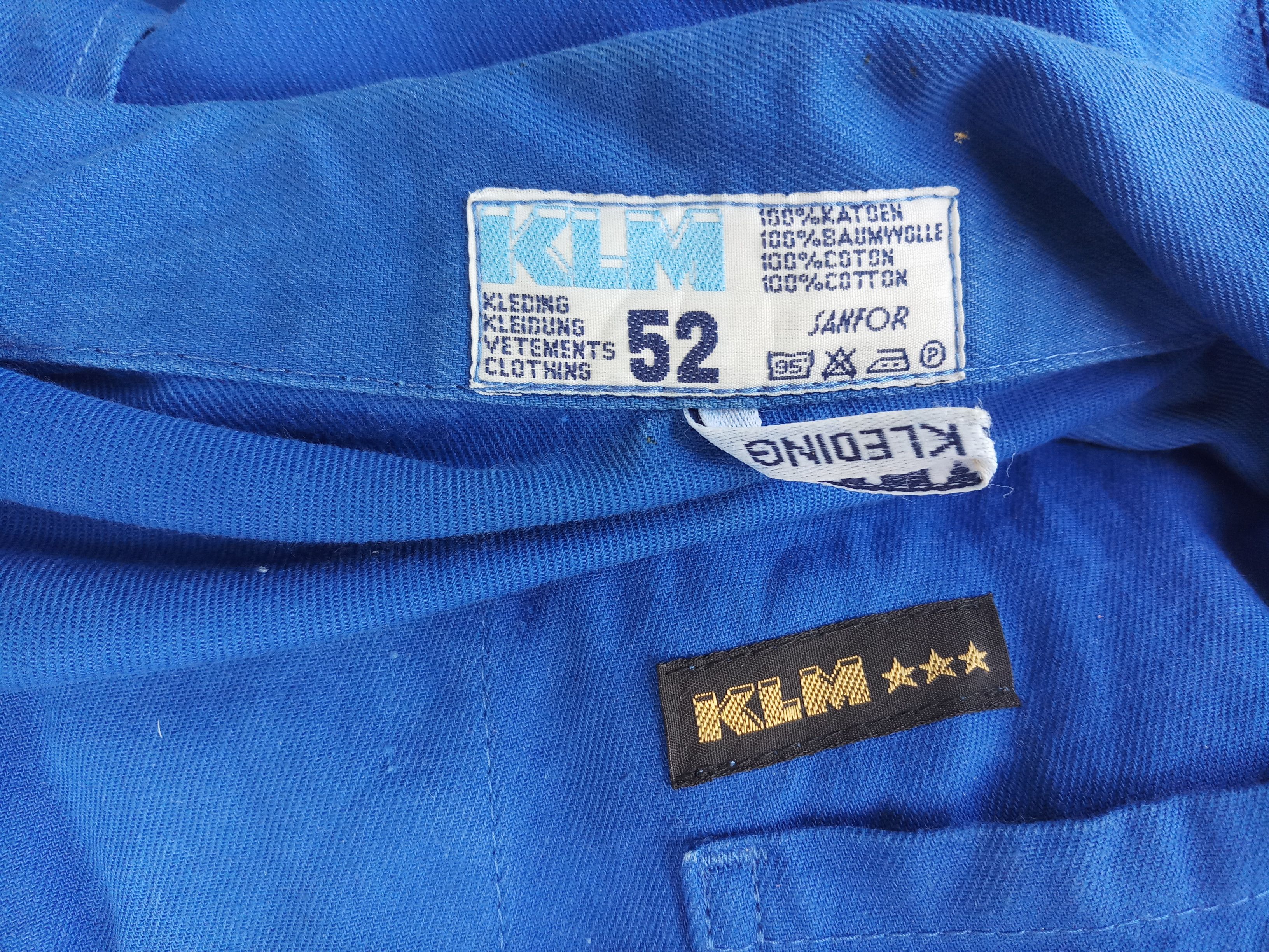 French Connection VTG 70s KLM Kleding Sanfor size 52 ,L,French work jacket Size US L / EU 52-54 / 3 - 9 Thumbnail