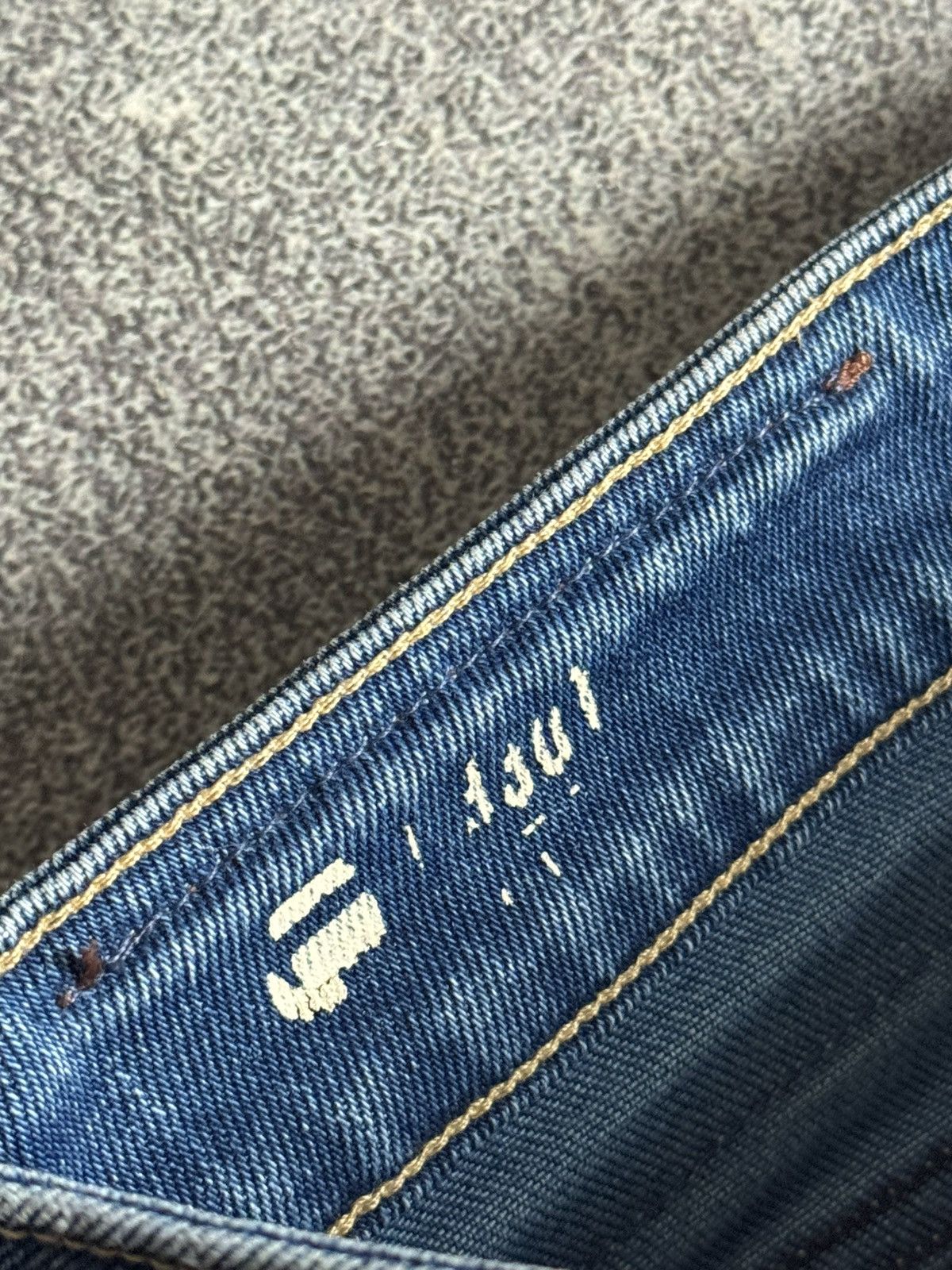 G-Star G star raw 34/32 3301 slim denim pants jeans trousers y2k Size US 34 / EU 50 - 10 Thumbnail
