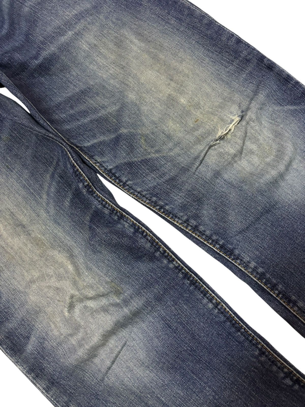 Edwin Vtg Edwin Japan 503 Distressed Jeans Size US 29 - 4 Thumbnail