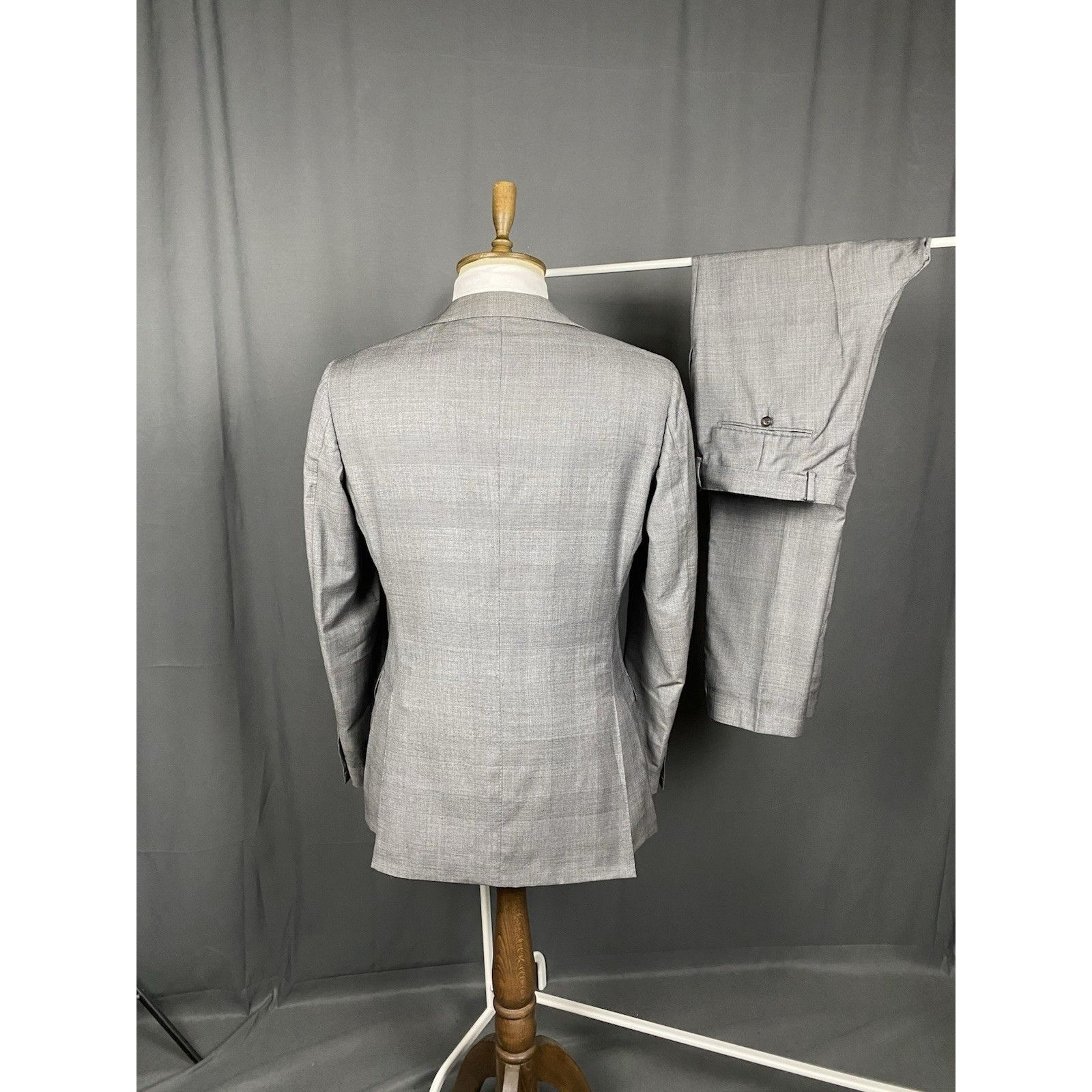 Suitsupply Suitsupply Men's Gray Wool 2 Piece Suit Size 98 (48) Size 52L - 8 Thumbnail
