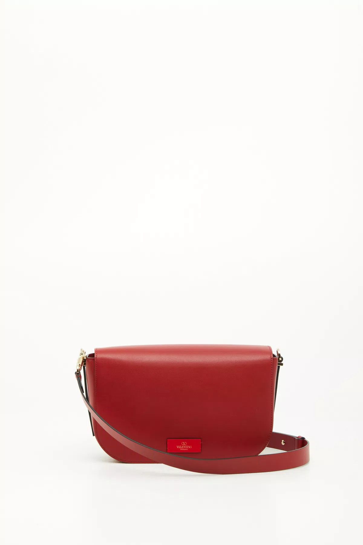 Valentino o1s1wg110426 Size: OS / Vlogo Walk Calfskin Shoulder Bag Red Size ONE SIZE - 3 Thumbnail
