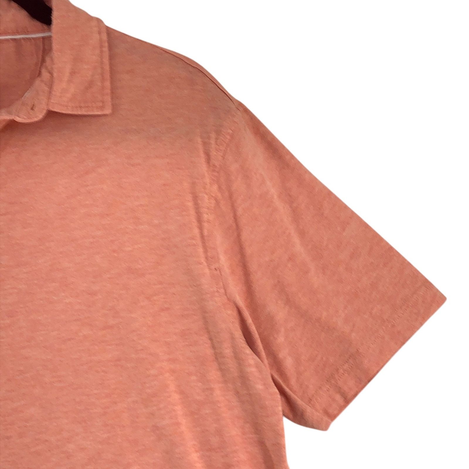 Peter Millar Peter Millar Size L Polo Shirt Crown Soft Melange Orange Size US L / EU 52-54 / 3 - 7 Thumbnail