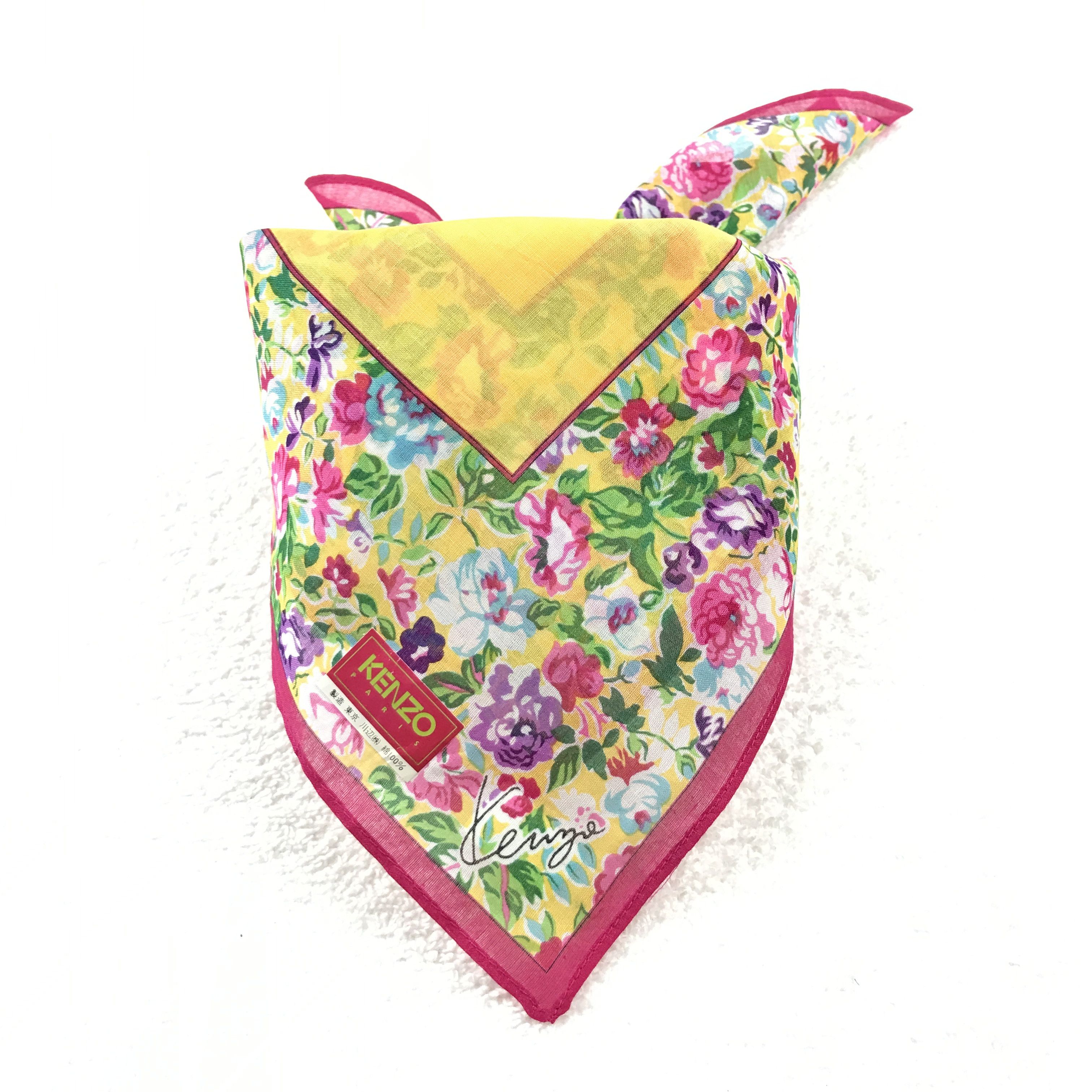 Japanese Brand × Kenzo × Vintage Vintage Kenzo Bandana Neckerchief Handkerchief Size ONE SIZE - 4 Thumbnail