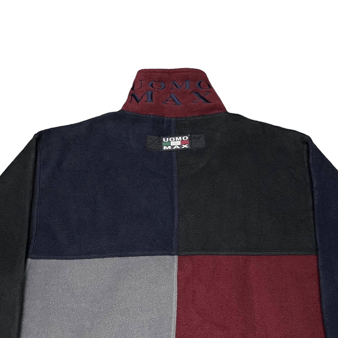 Japanese Brand Vintage Uomo Max Italian Fleece Pullover Half Zipper Size US M / EU 48-50 / 2 - 13 Thumbnail