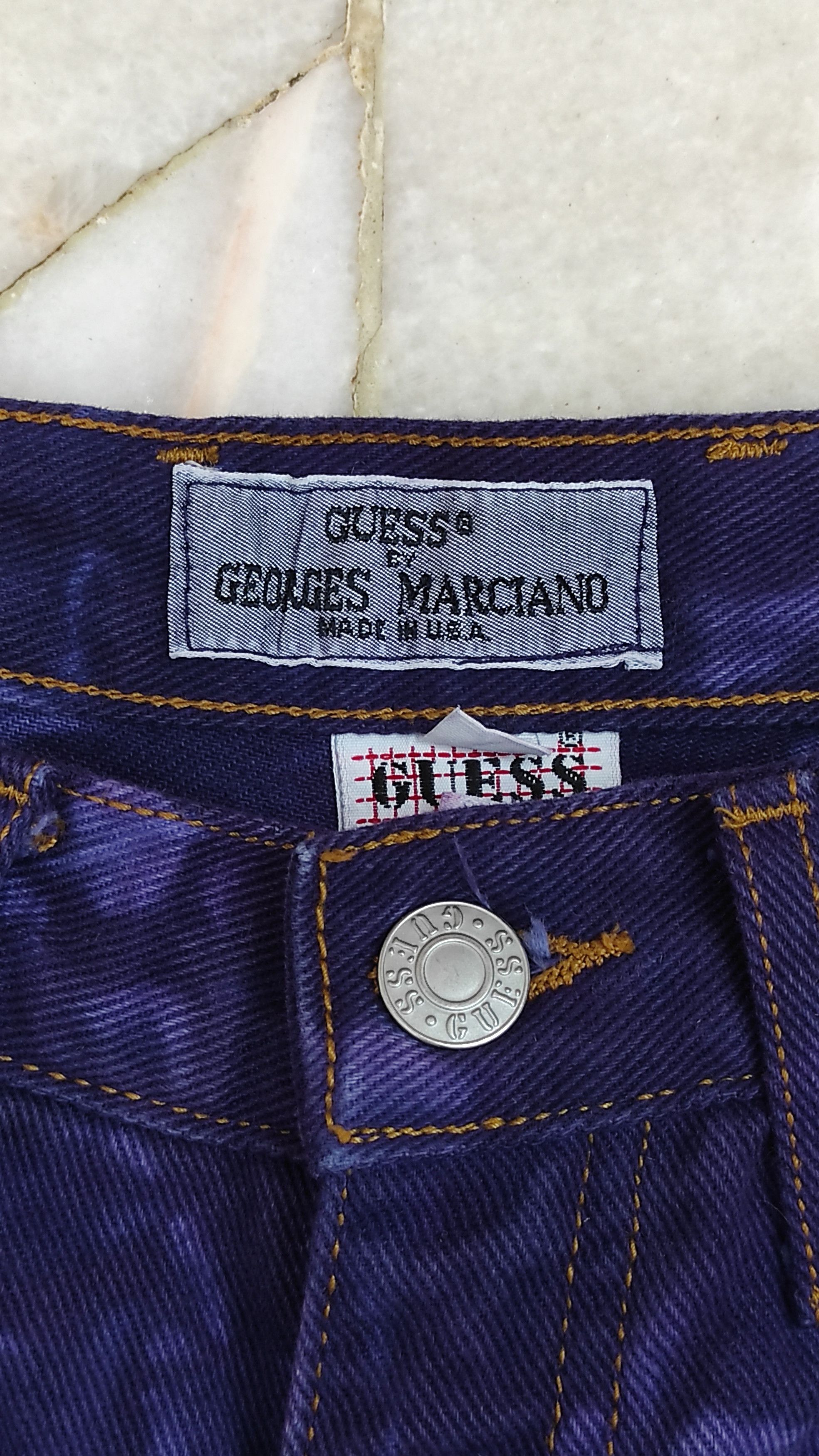 Georges Marciano 90's GUESS BY GEORGES MARCIANO Unique Art Boy friend Jeans Size 27" / US 4 / IT 40 - 5 Thumbnail