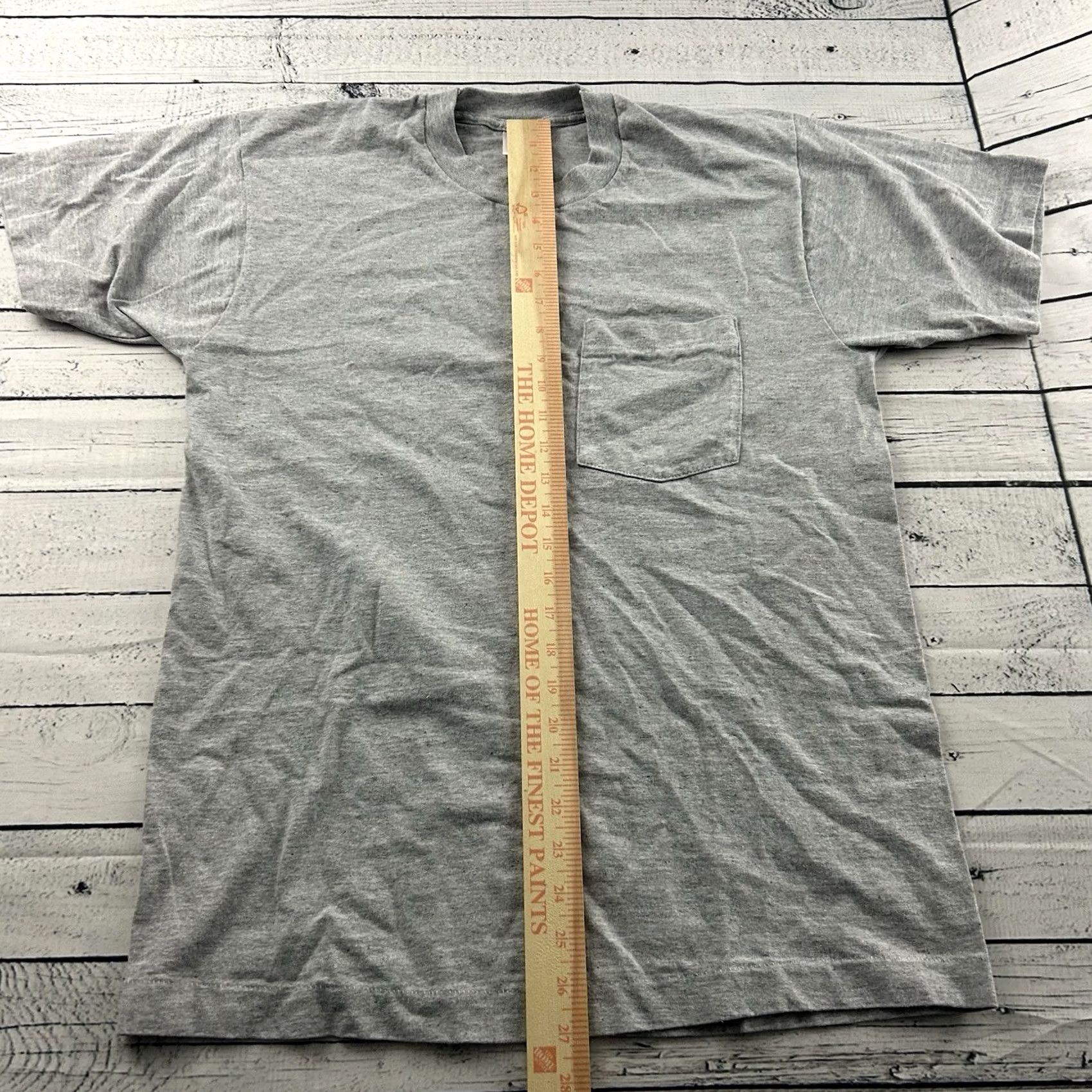 Vintage VINTAGE B.V.D Shirt Mens L Gray Short Sleeve Pocket T Shirt Size US L / EU 52-54 / 3 - 3 Thumbnail