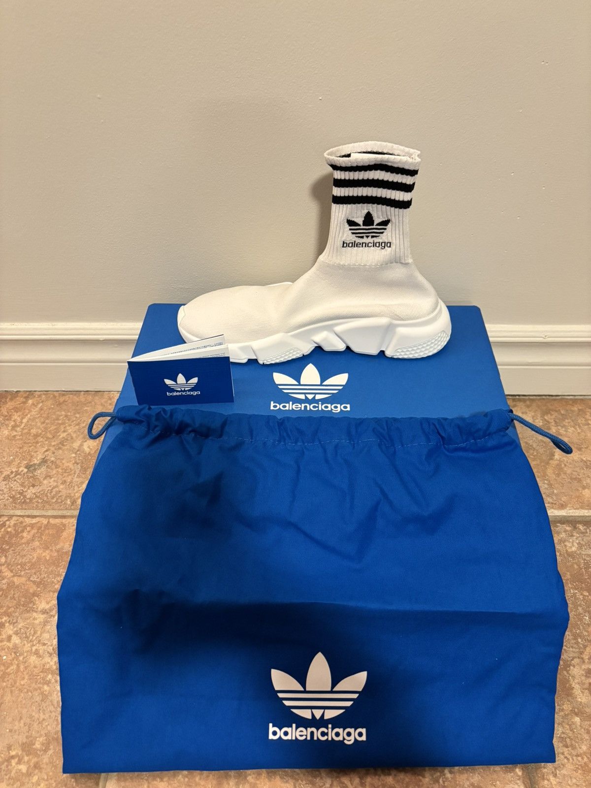 Adidas × Balenciaga Balenciaga x Adidas Speed LT High-top Sneakers Size US 7 / EU 40 - 1 Thumbnail