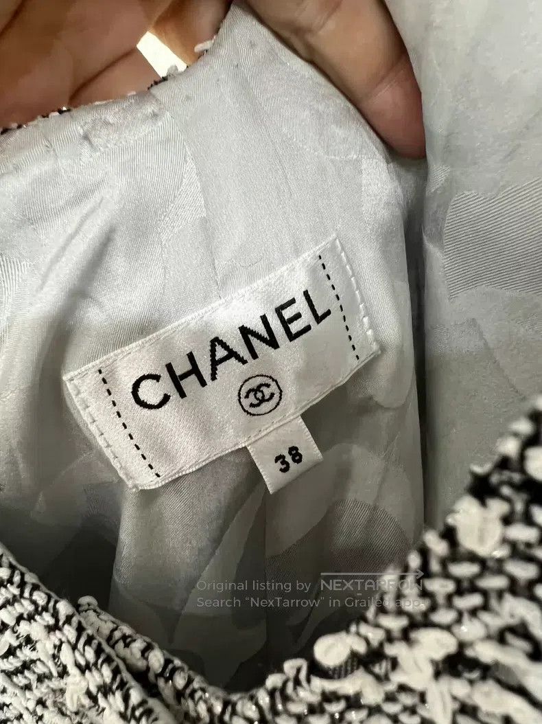 Chanel Chanel 24P striped grey dress Size XS / US 0-2 / IT 36-38 - 2 Thumbnail