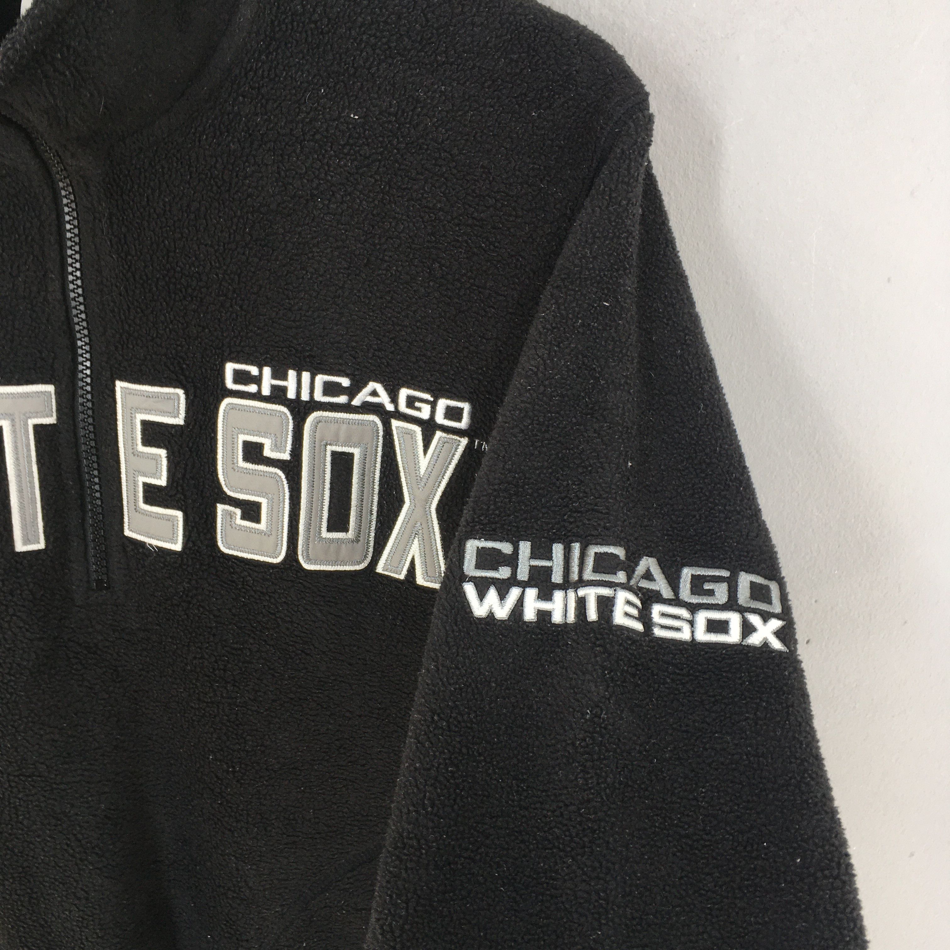 MLB × Vintage Vintage Chicago White Sox Mlb Half Zipper Sweater XLarge Size US XL / EU 56 / 4 - 4 Thumbnail