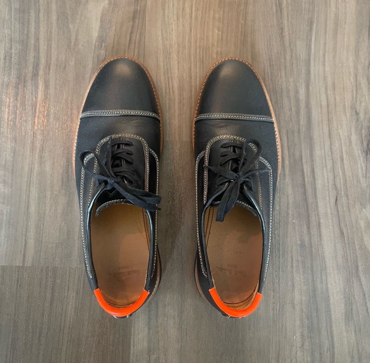 Paul Smith PAUL SMITH US 8-9 MENS Leather Cap Toe Lace Up Shoes Size US 9 / EU 42 - 11 Thumbnail