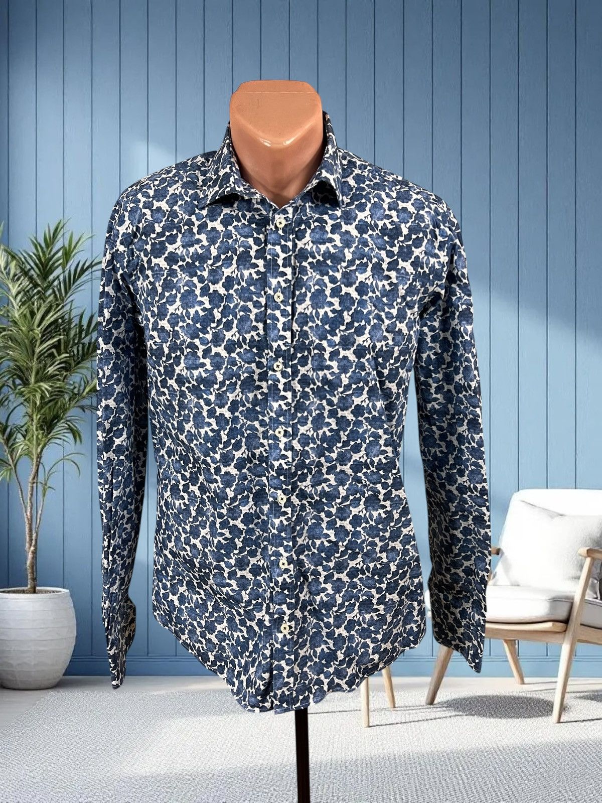 SAND Sand Copenhagen floral shirt size M/L Size US M / EU 48-50 / 2 - 1 Thumbnail