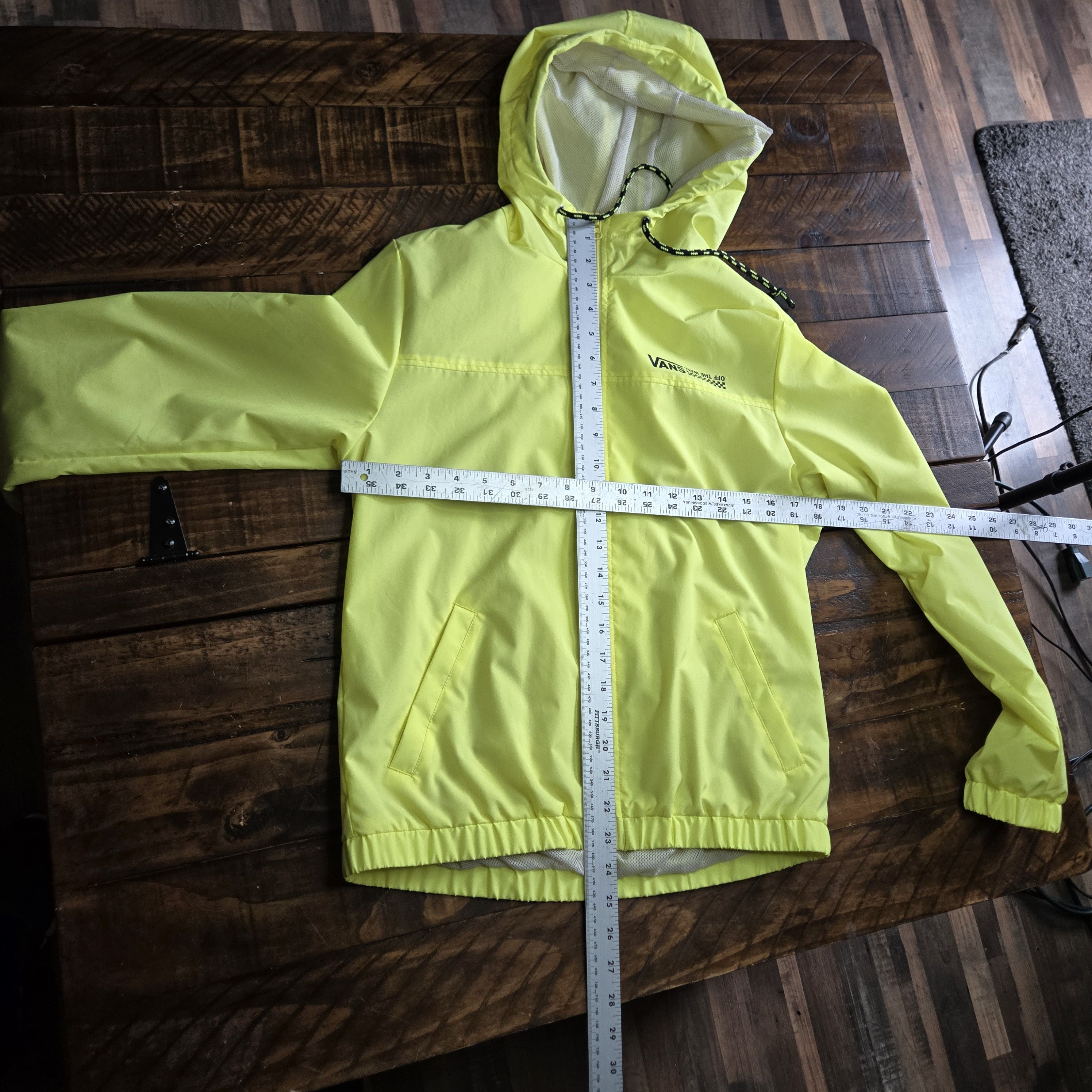 Vans Vans Kastle Turvey Windbreaker Jacket Yellow Neon Sz XS C2 Size US XS / EU 42 / 0 - 4 Thumbnail