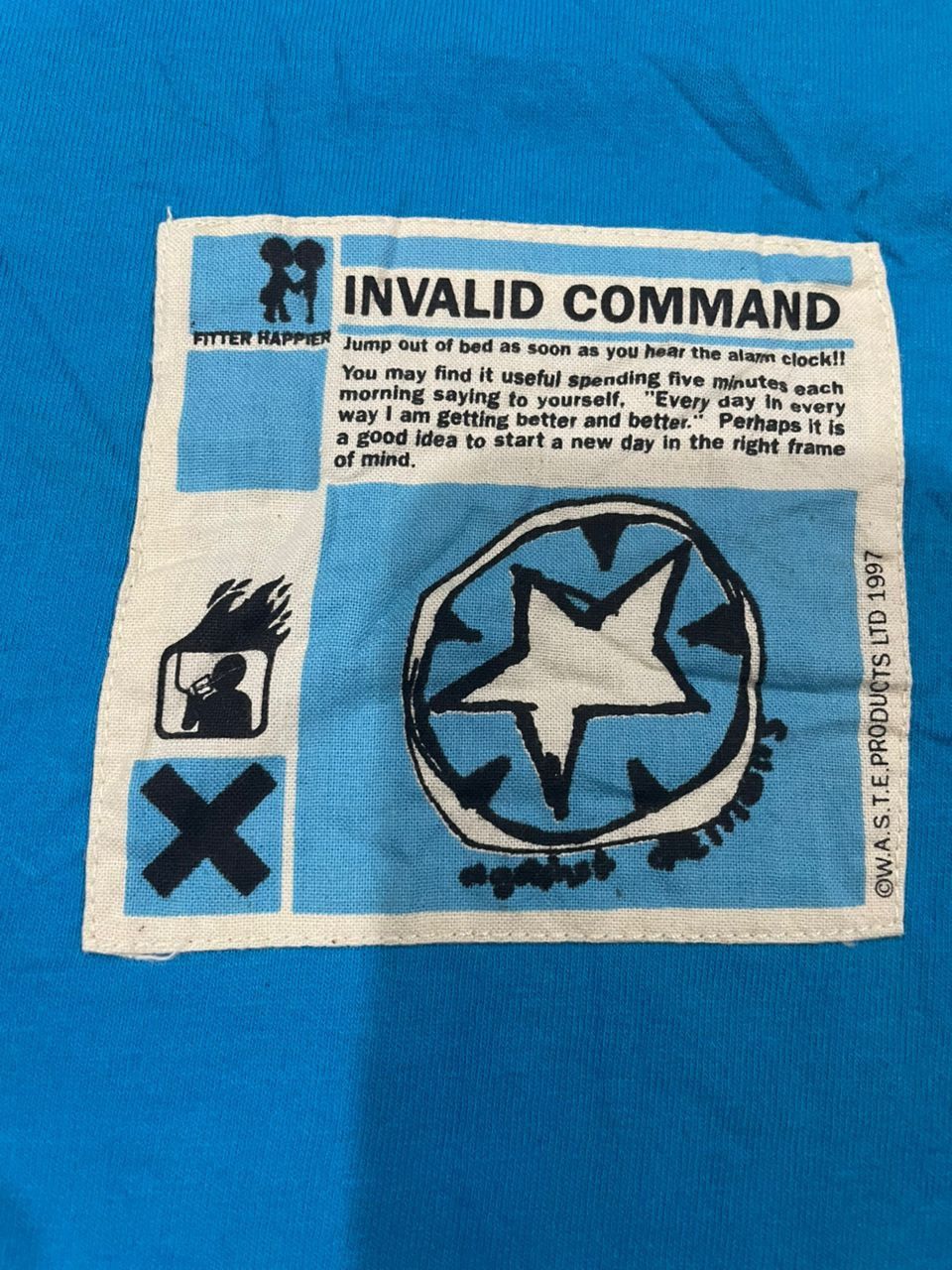 Vintage VTG 1997 Radiohead Fitter Happier Band Tee Size US L / EU 52-54 / 3 - 18 Thumbnail