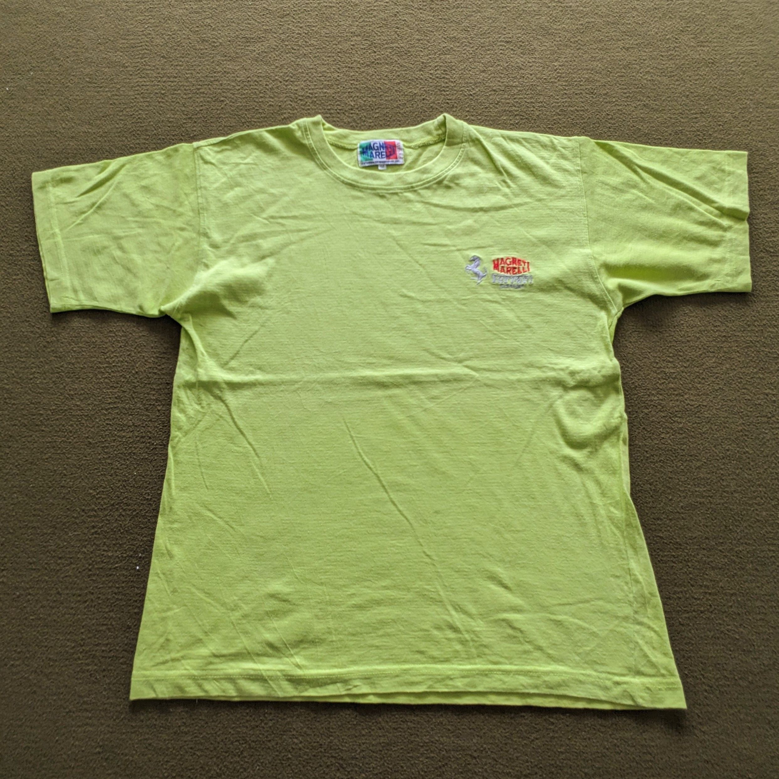 Vintage Vintage MAGNETI MARELLI Formula One T-shirt Size US L / EU 52-54 / 3 - 1 Thumbnail