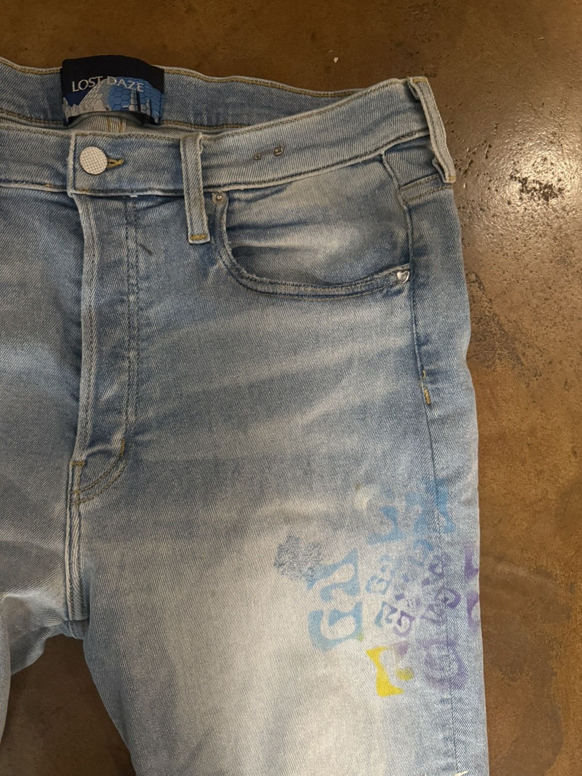 Lost Daze Lost Daze Bell bottom jeans Size US 34 / EU 50 - 2 Thumbnail