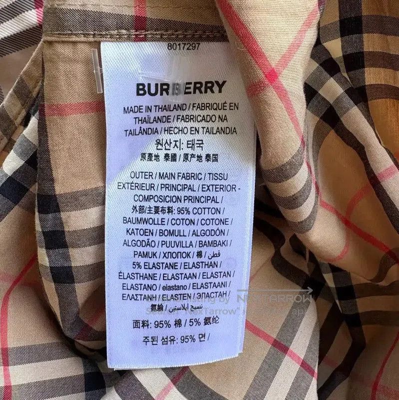 Burberry Burberry Khaki Short Sleeve Cotton Check Shirt. Size US S / EU 44-46 / 1 - 6 Thumbnail